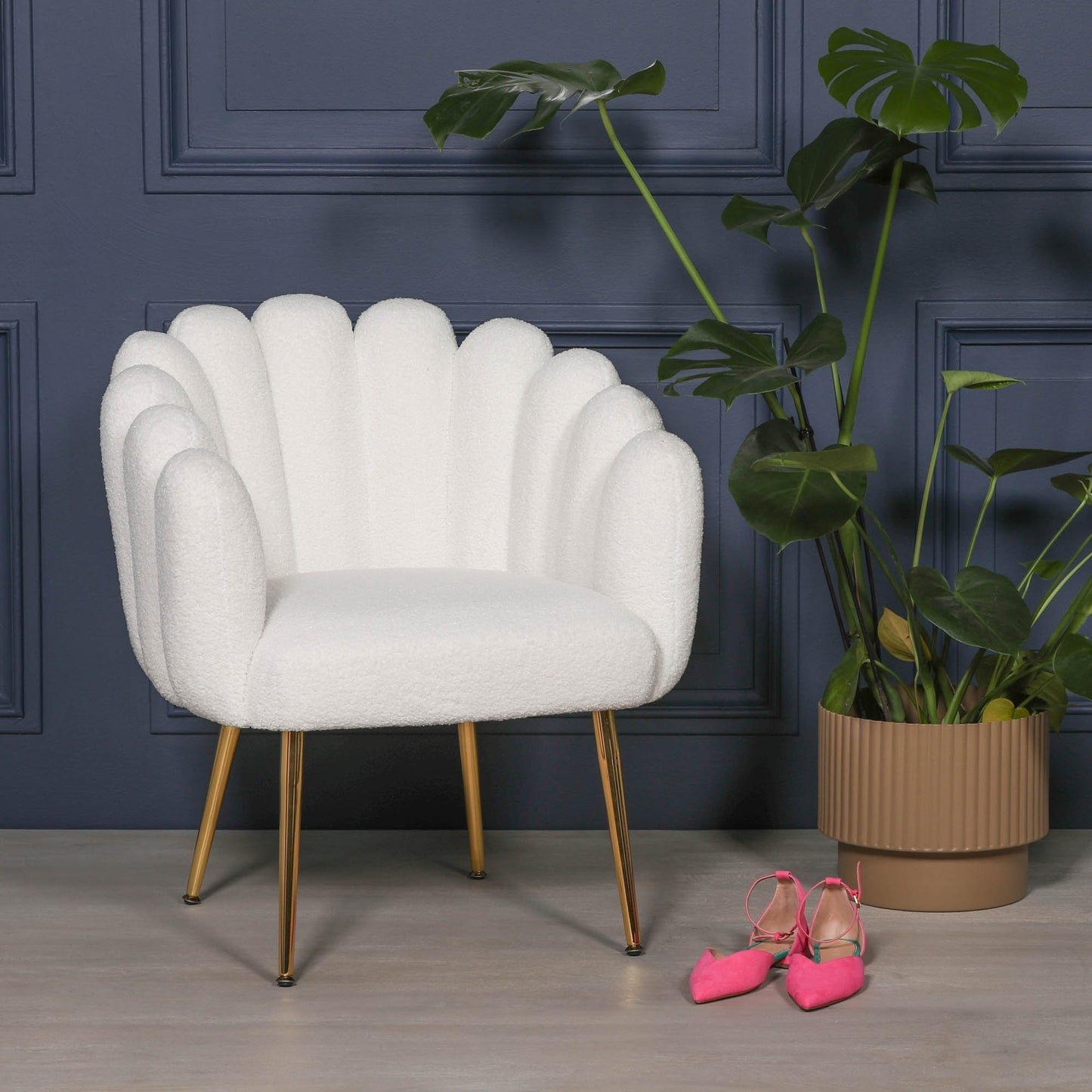 Maison Reproduction Boucle White Dining / Bedroom Chair
