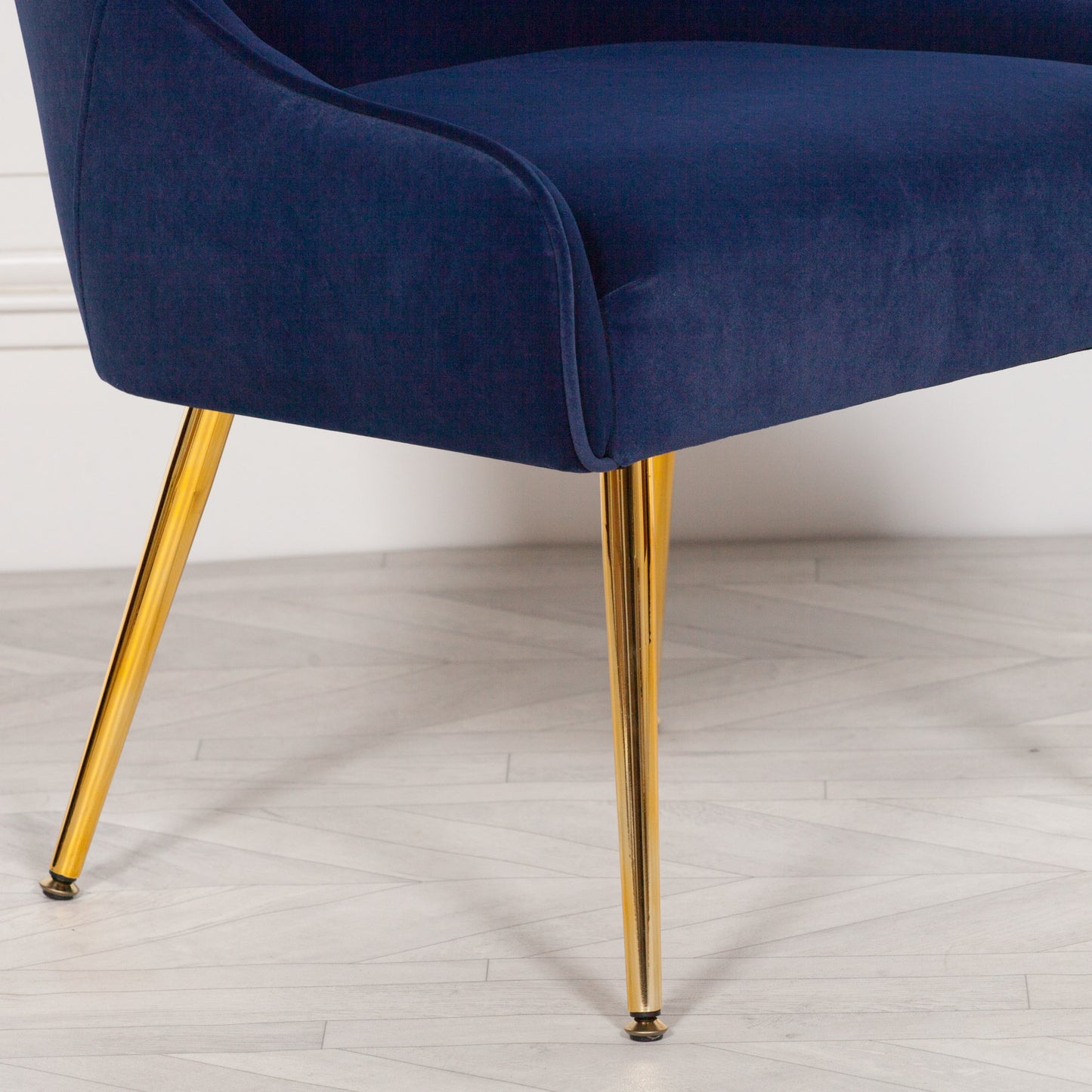 Maison Reproductions Blue Velvet Chair