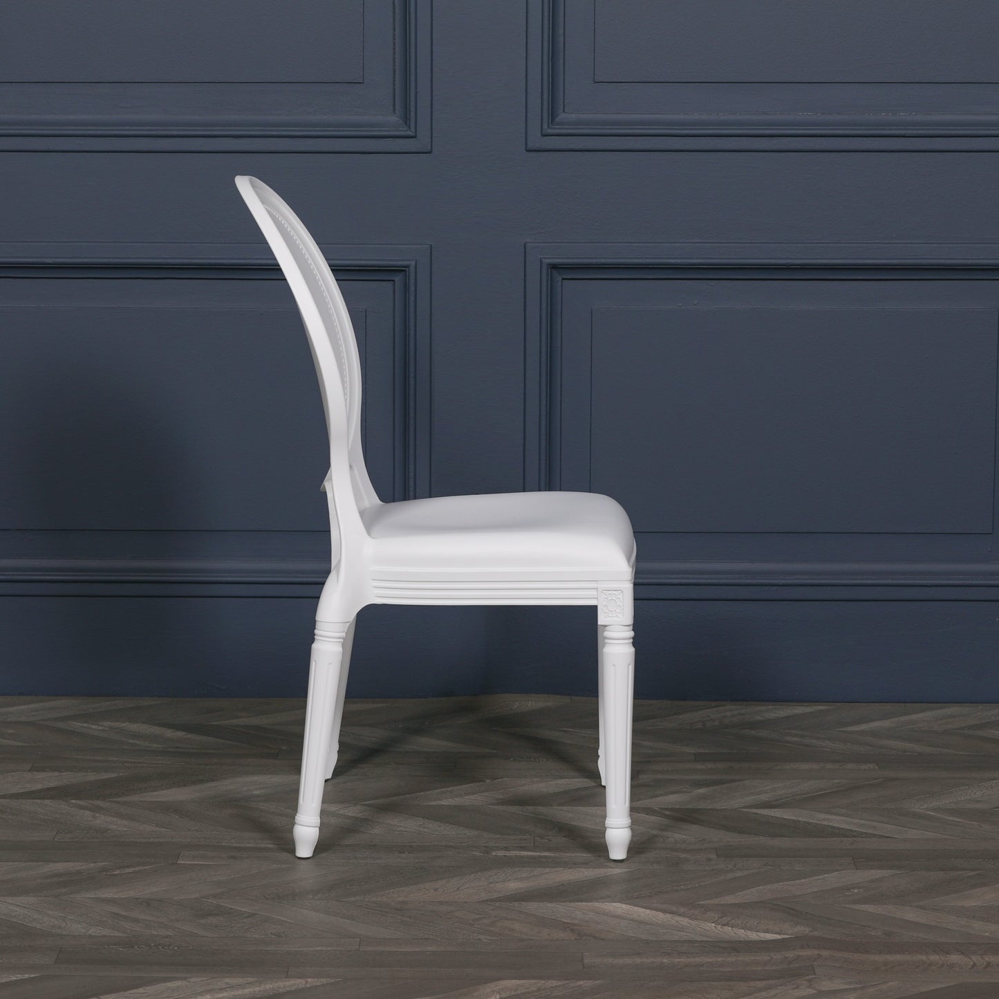Maison Reproductions White Louis Chair