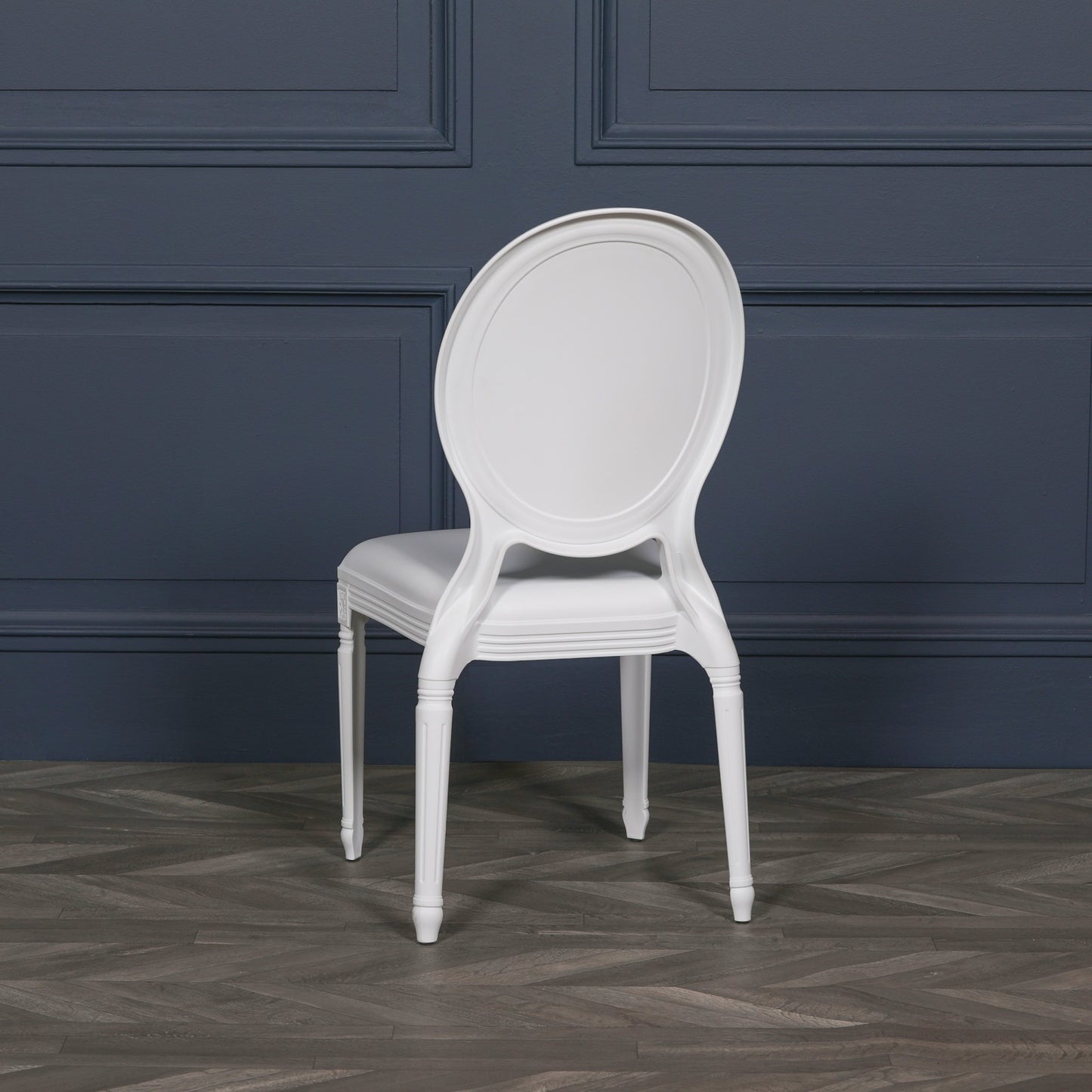 Maison Reproductions White Louis Chair