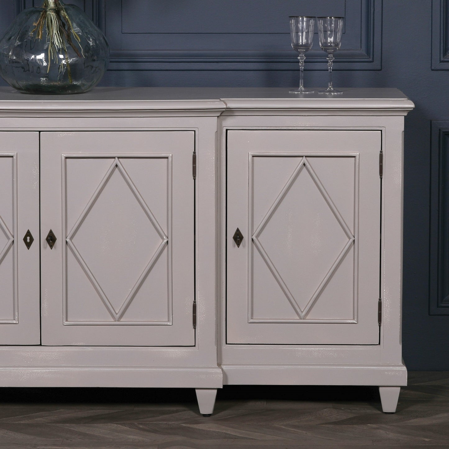 Classical Distressed Sideboard 206Cm