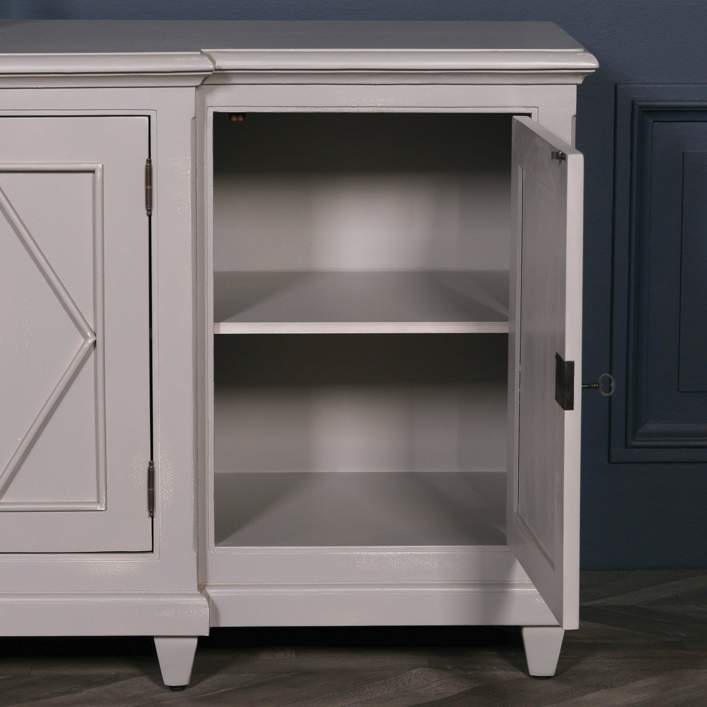 Classical Distressed Sideboard 206Cm