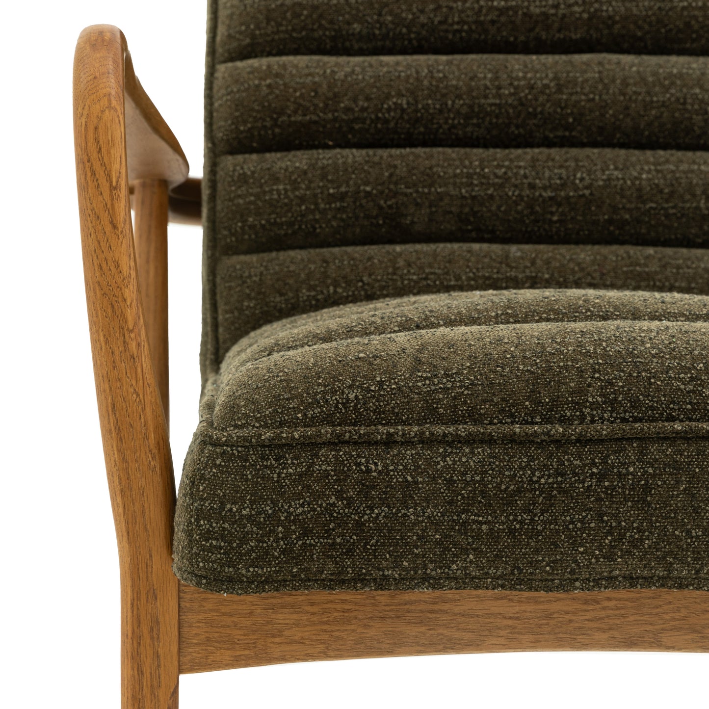 Datsun Armchair Green Boucle