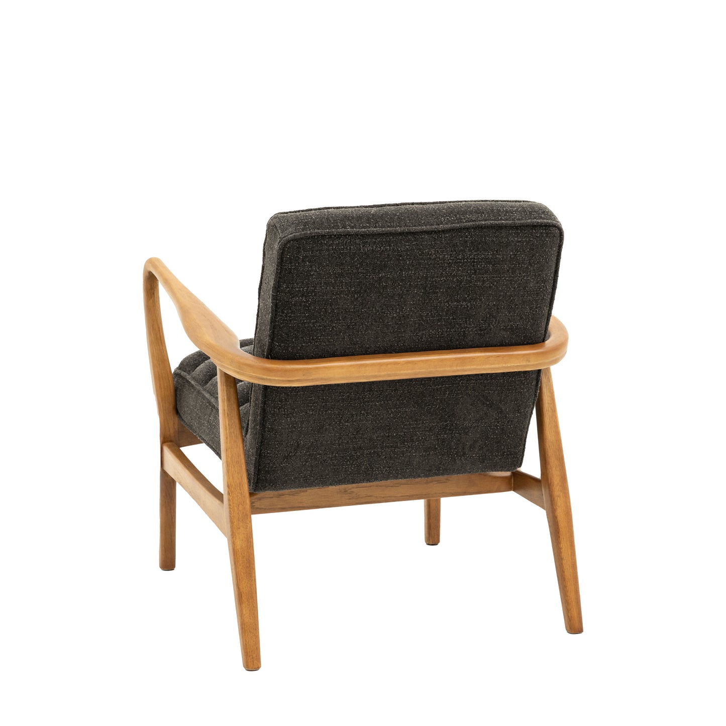 Datsun Armchair Charcoal Boucle