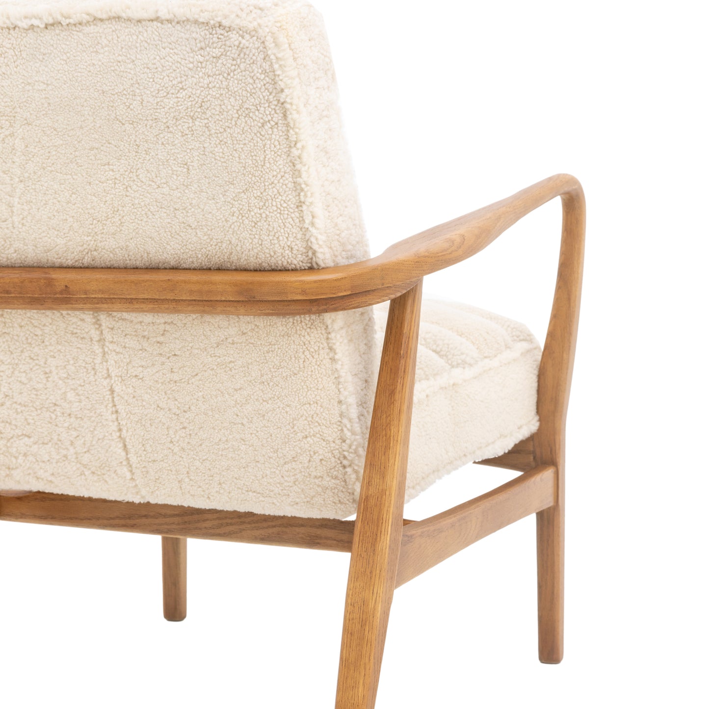 Datsun Armchair Cream Sheepskin