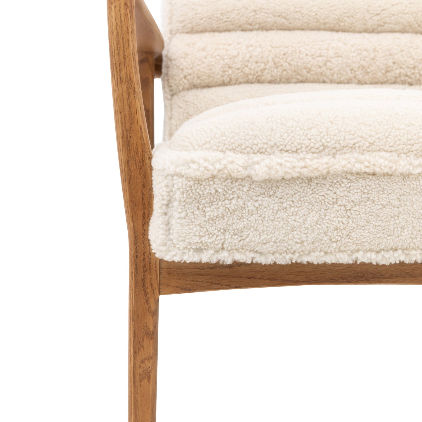 Datsun Armchair Cream Sheepskin