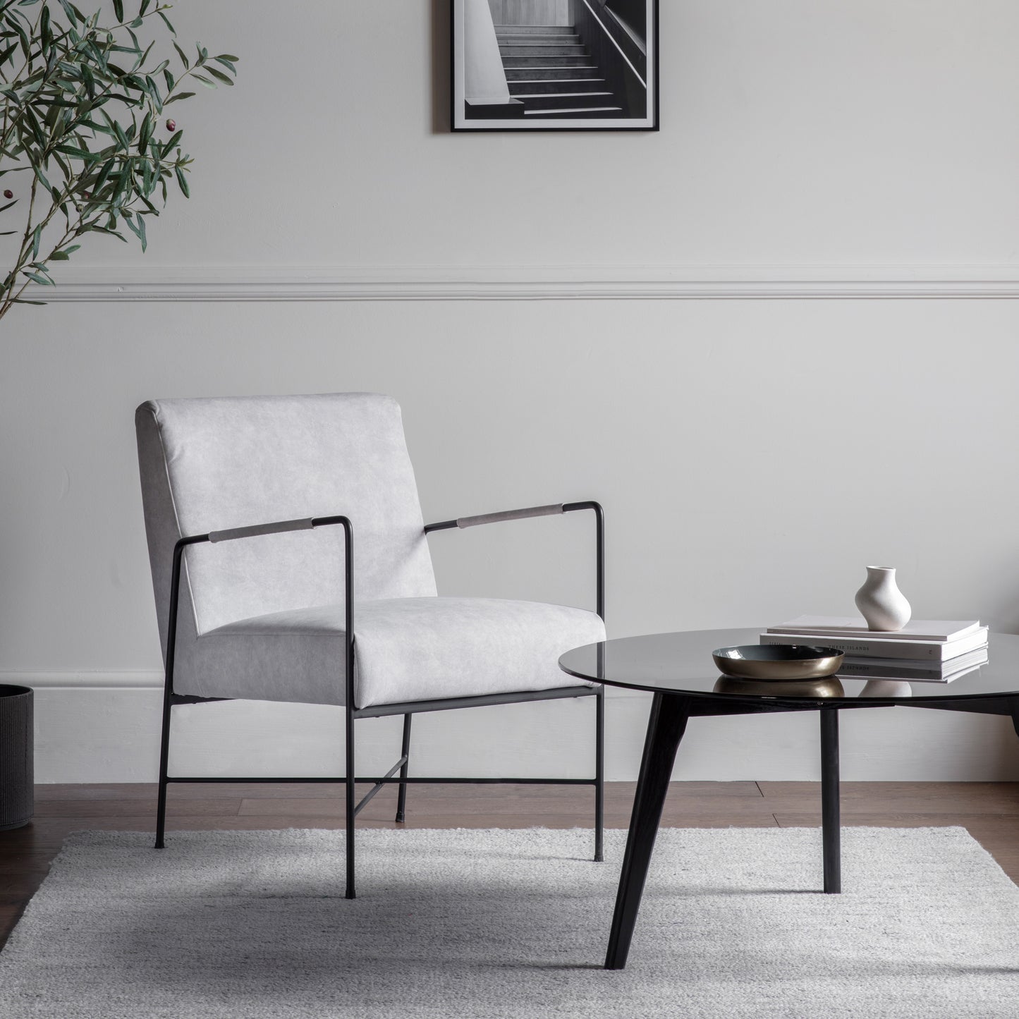 Chartham Armchair White