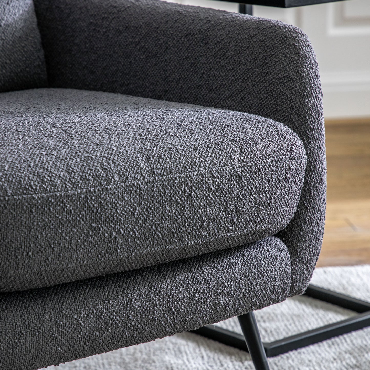 Brompton Armchair Dark Grey