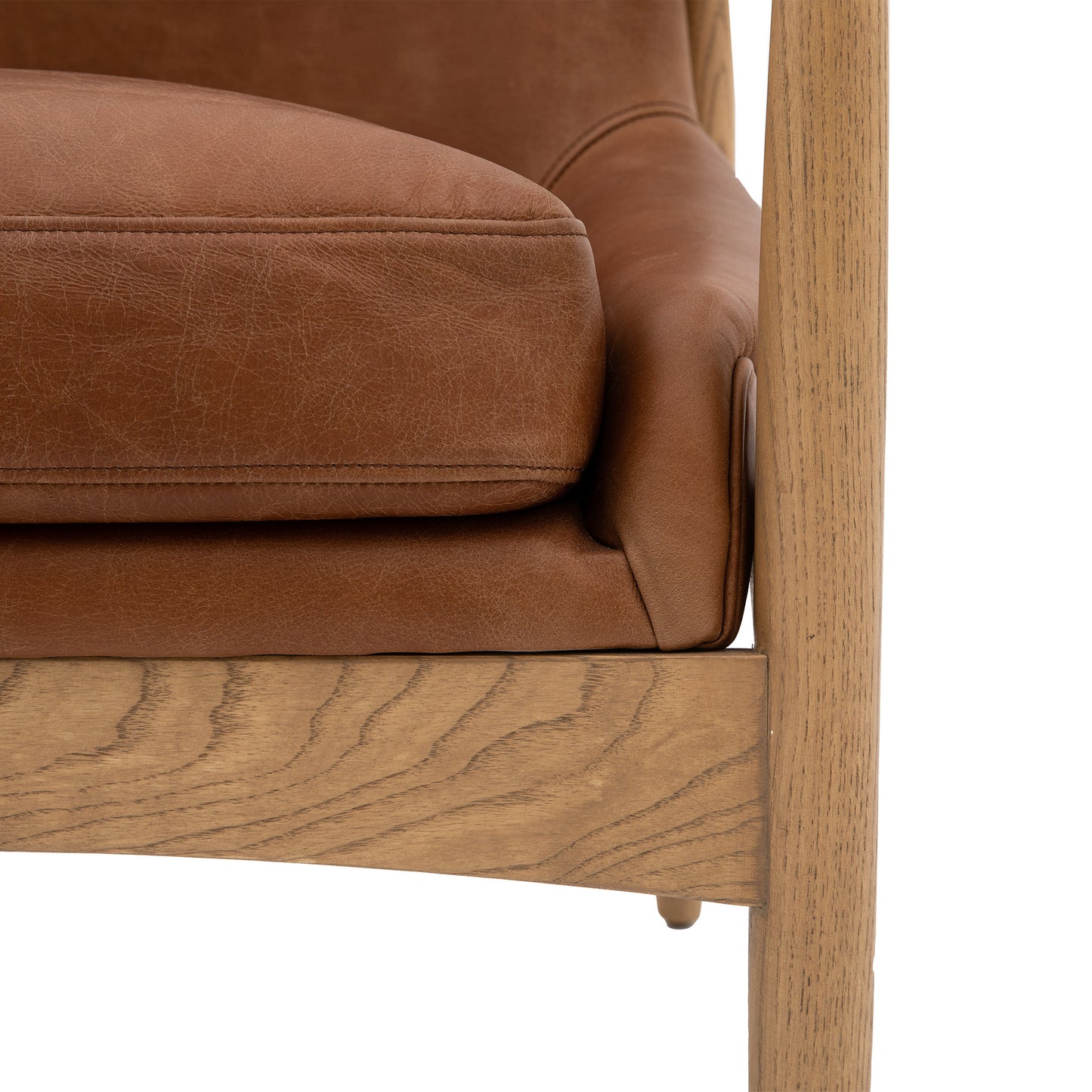 Carrera Armchair Brown Leather
