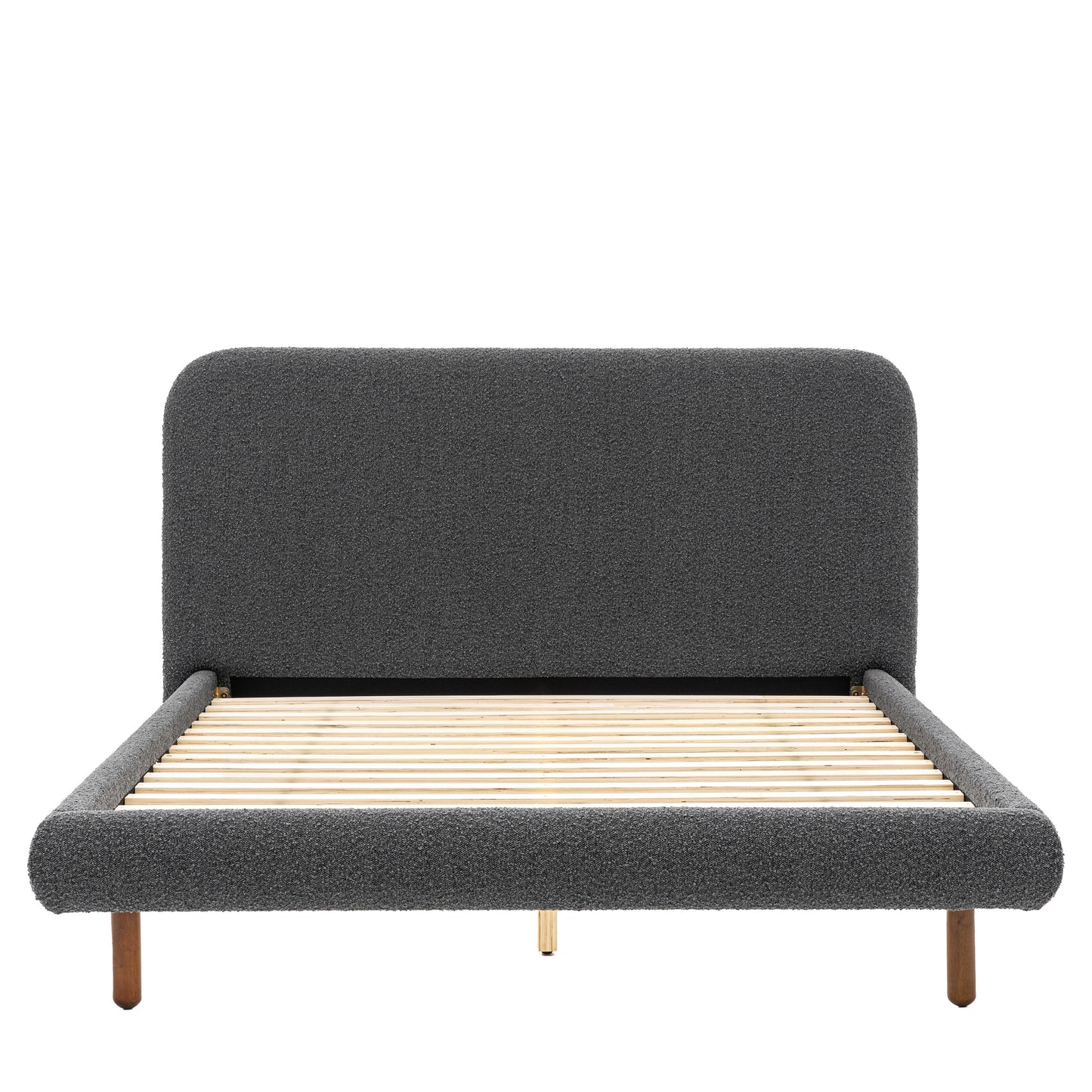 Rabley King Bedstead Charcoal