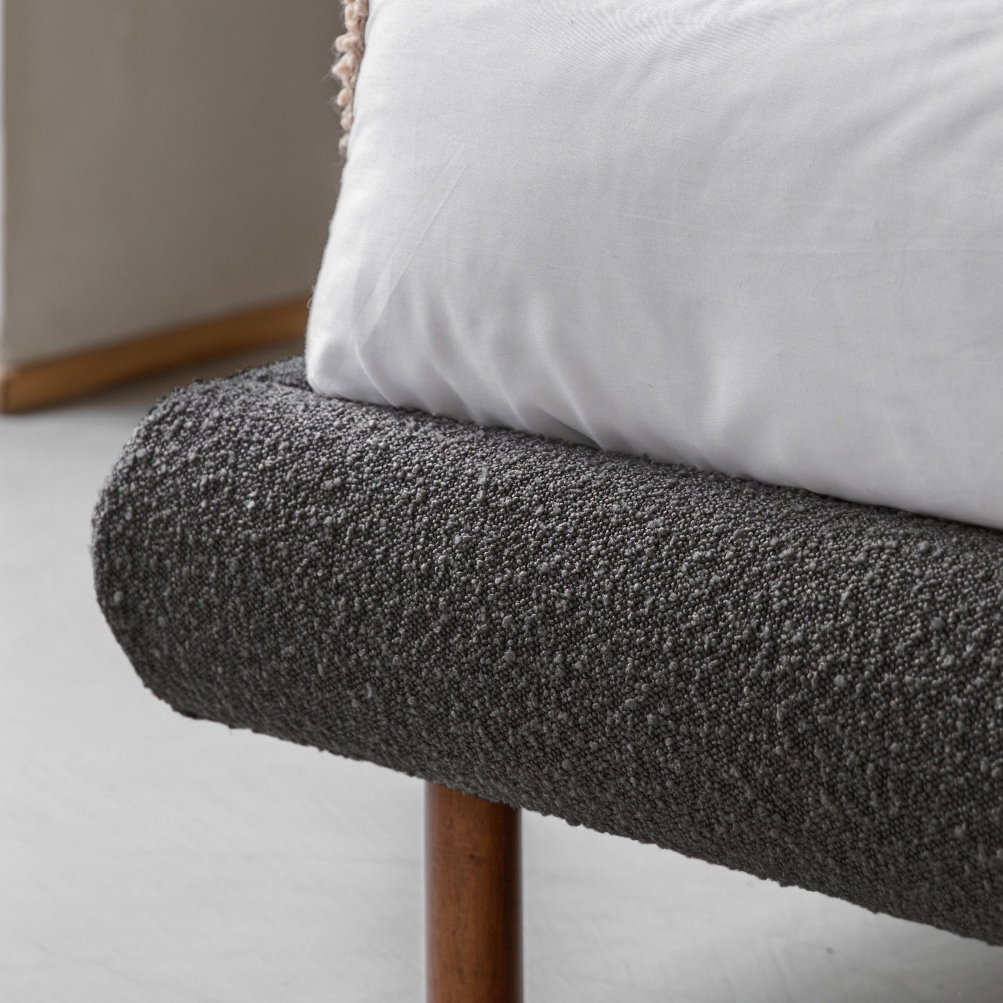 Rabley King Bedstead Charcoal
