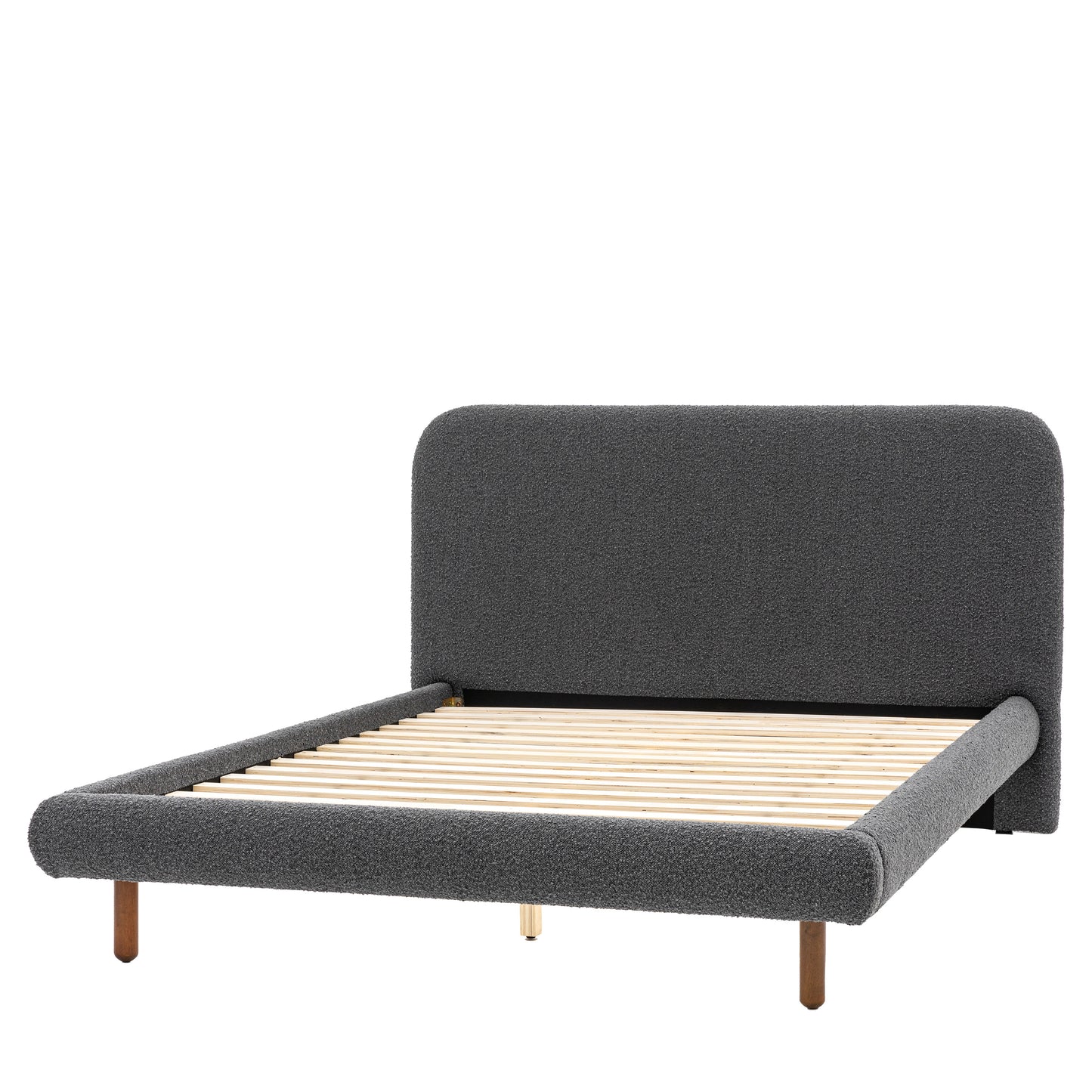 Rabley King Bedstead Charcoal