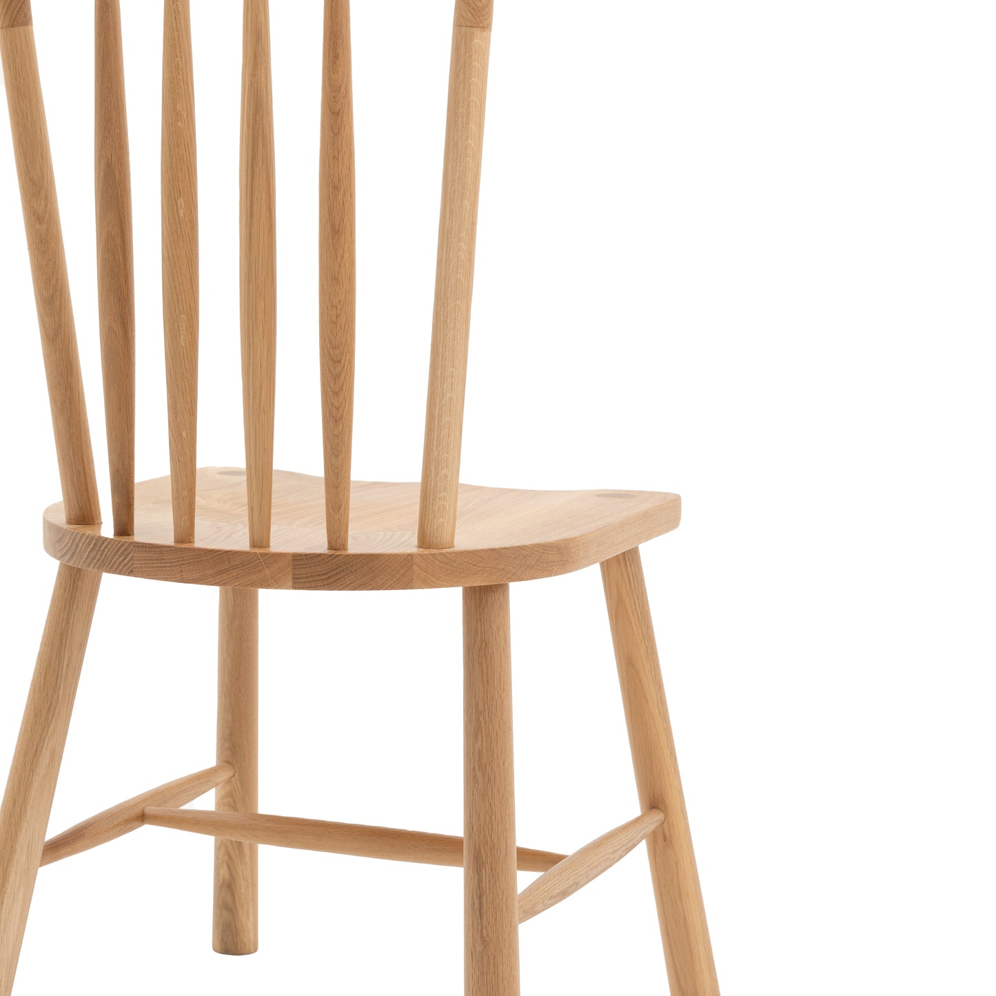 Wycombe Dining Chair Oak 2pk