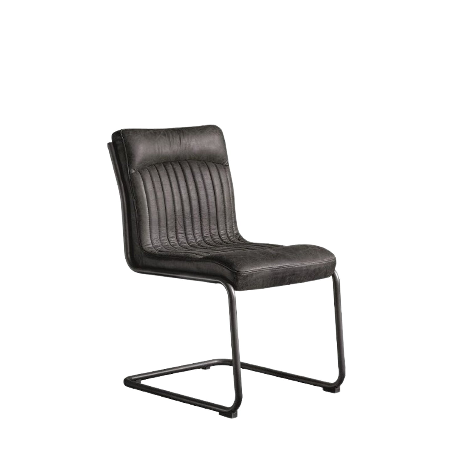 Capri Leather Chair Antique Ebony