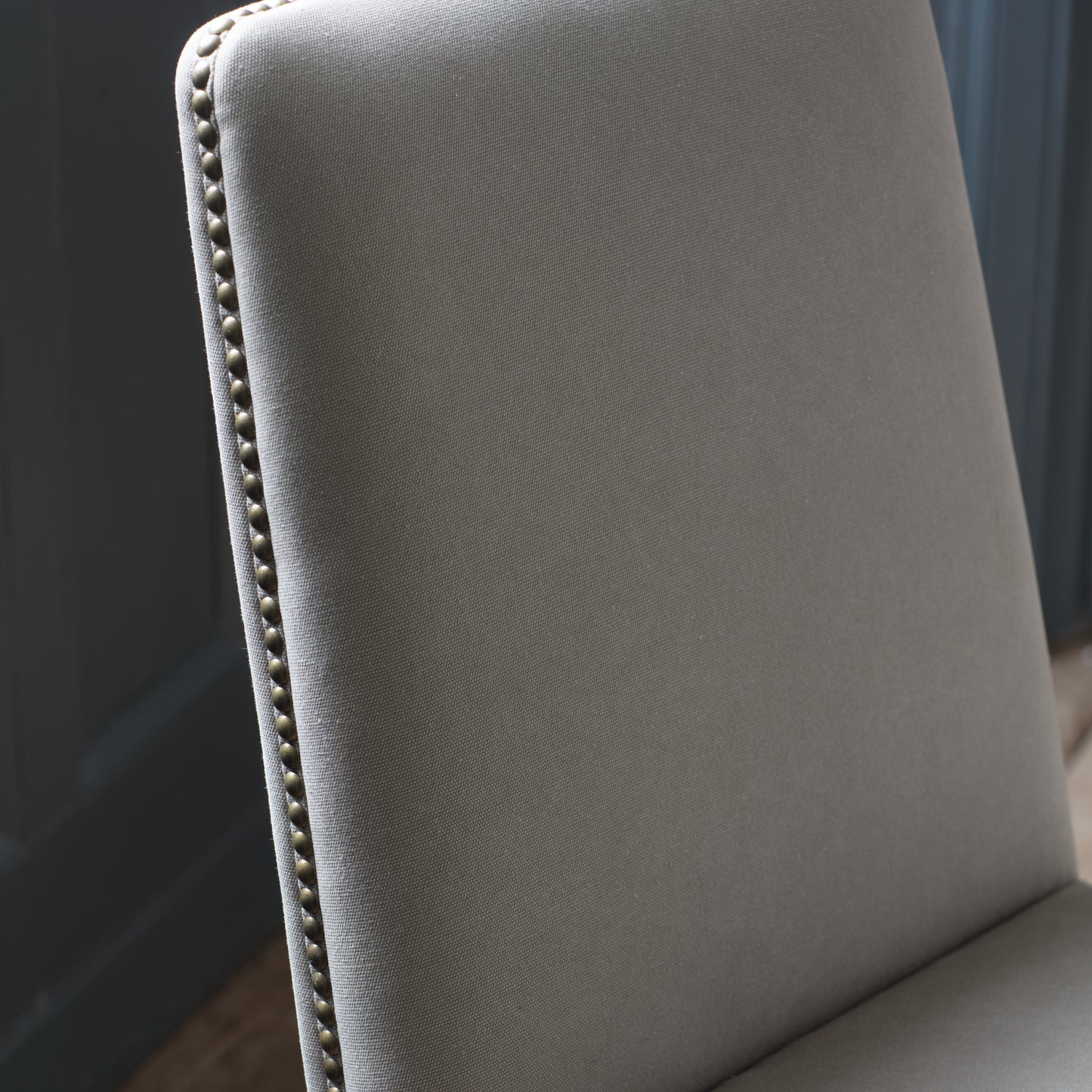 Rex Dining Chair Cement Linen 2pk