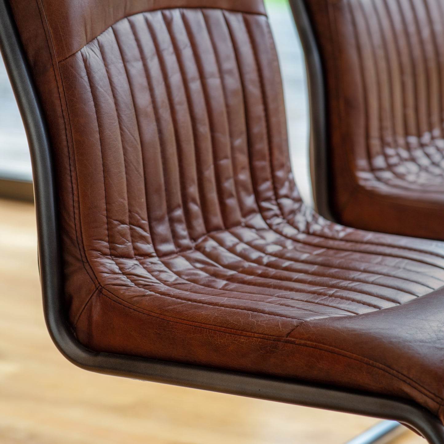 Capri Leather Chair Antique Brown