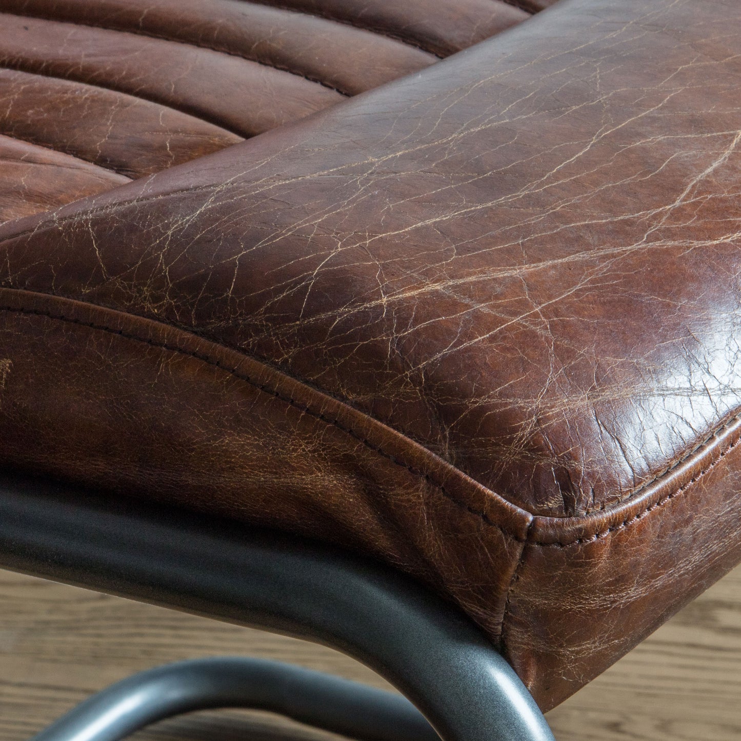 Capri Leather Chair Antique Brown
