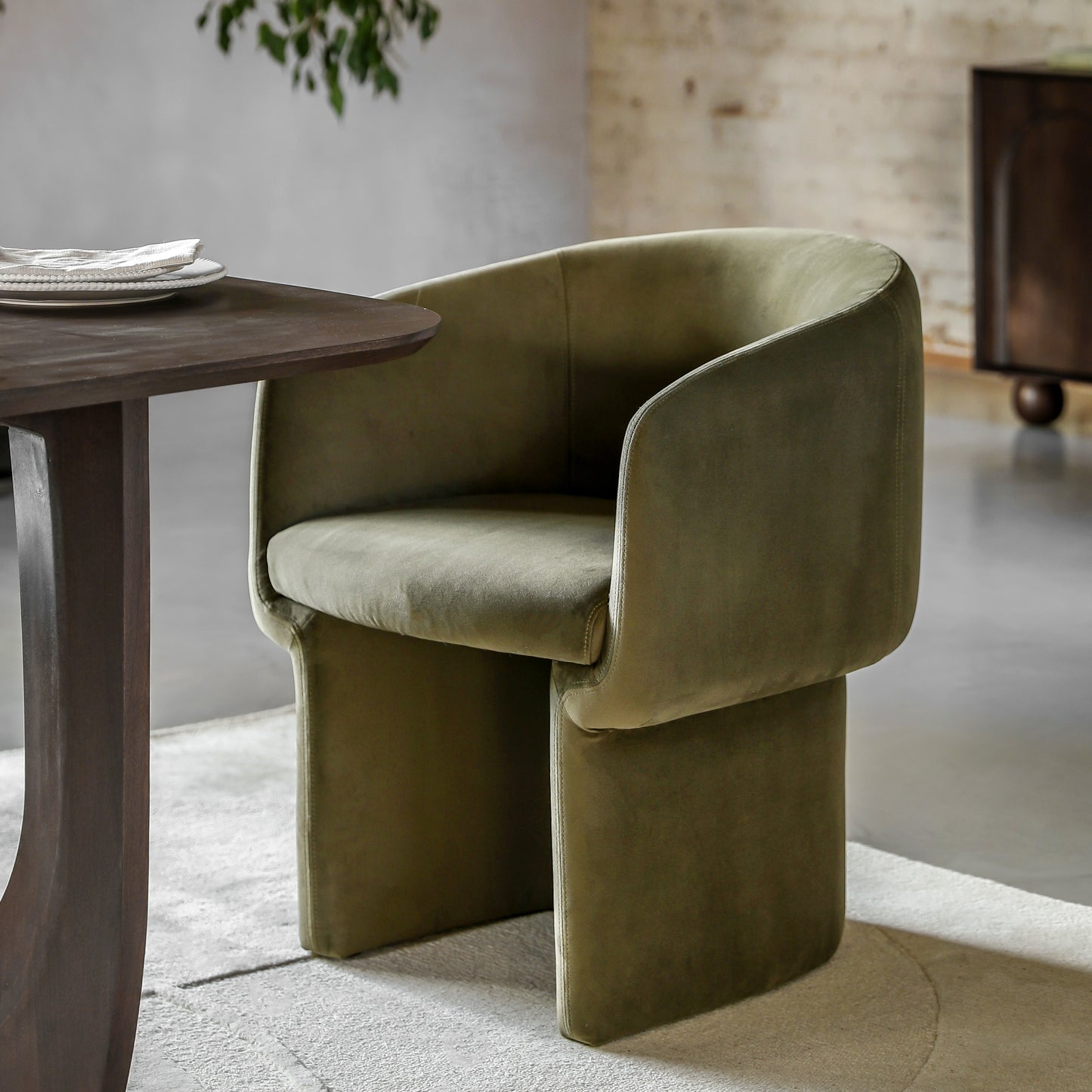 Holm Dining Chair Moss