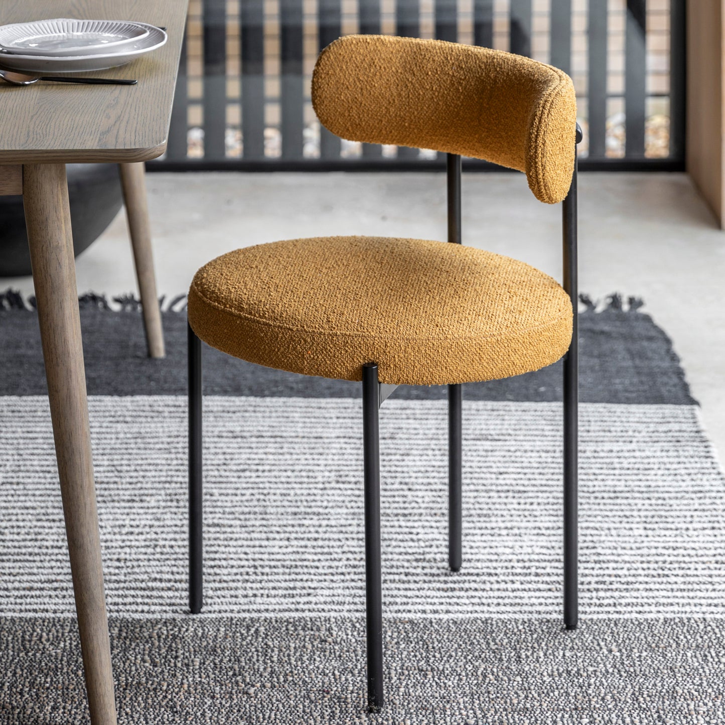 Aveley Dining Chair Ochre 2pk
