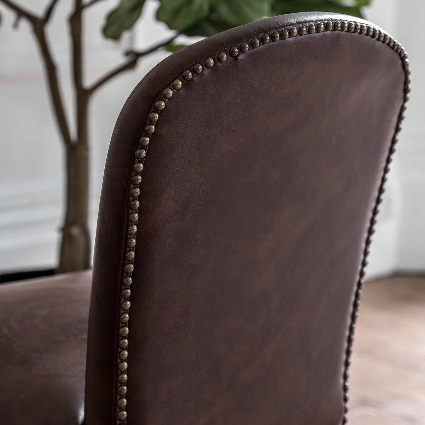 Hinton Dining Chair Antique Brown 2pk