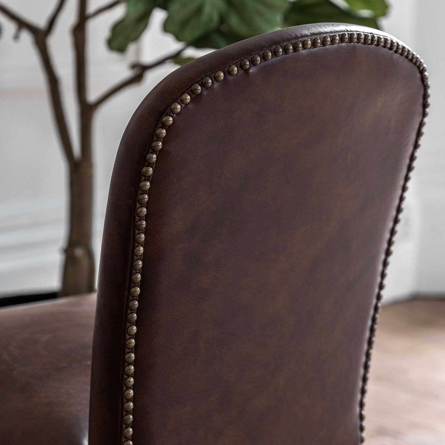Hinton Dining Chair Antique Brown 2pk