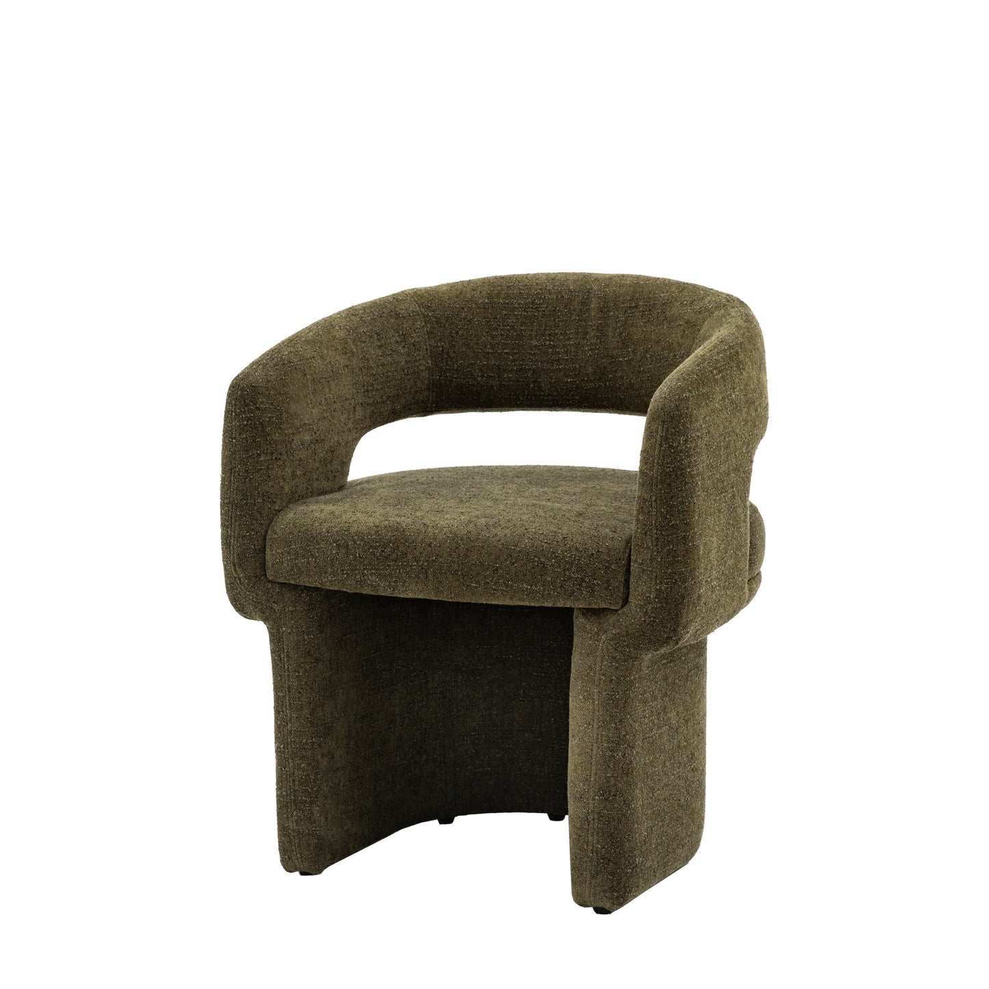 Sloane Dining Chair Green Boucle