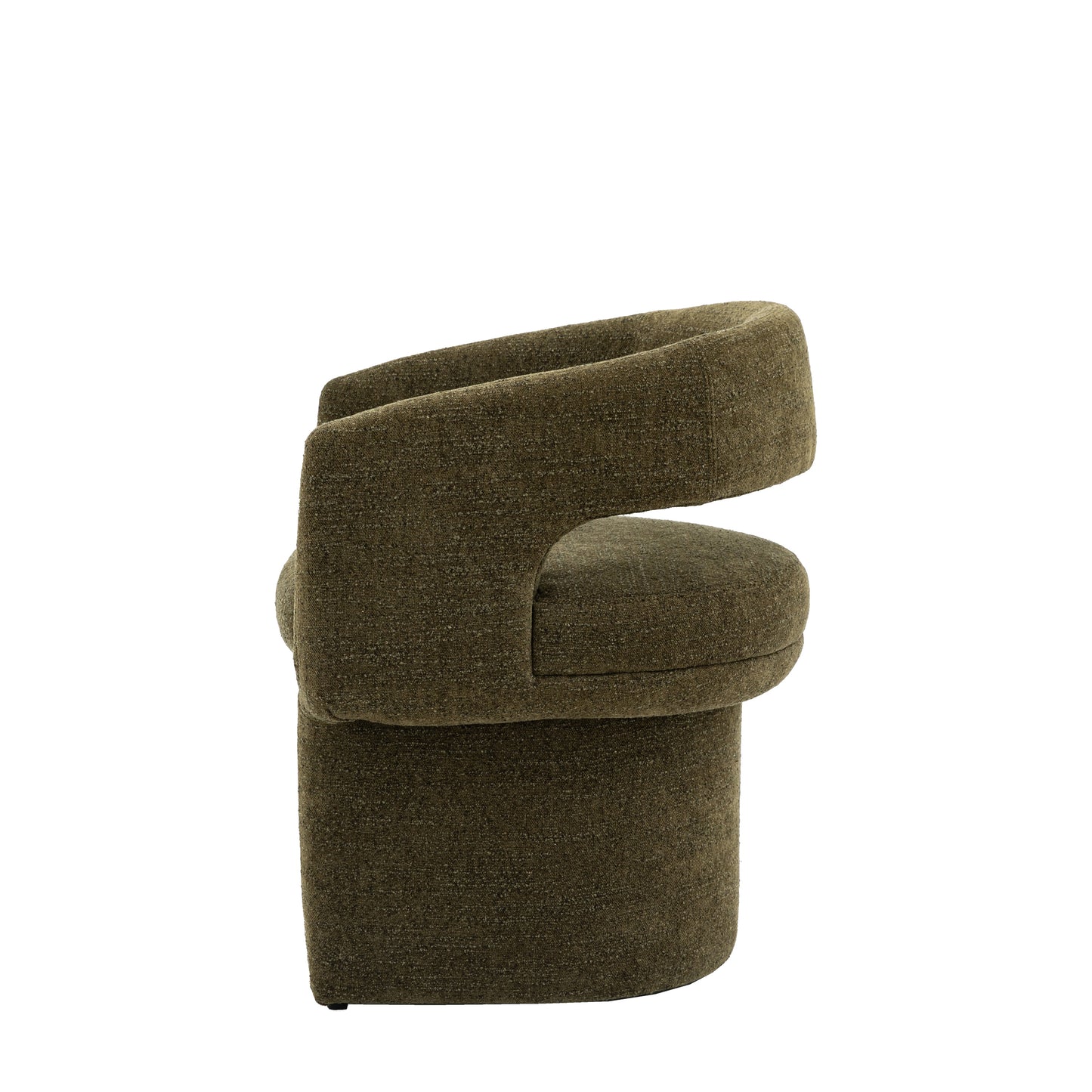 Sloane Dining Chair Green Boucle