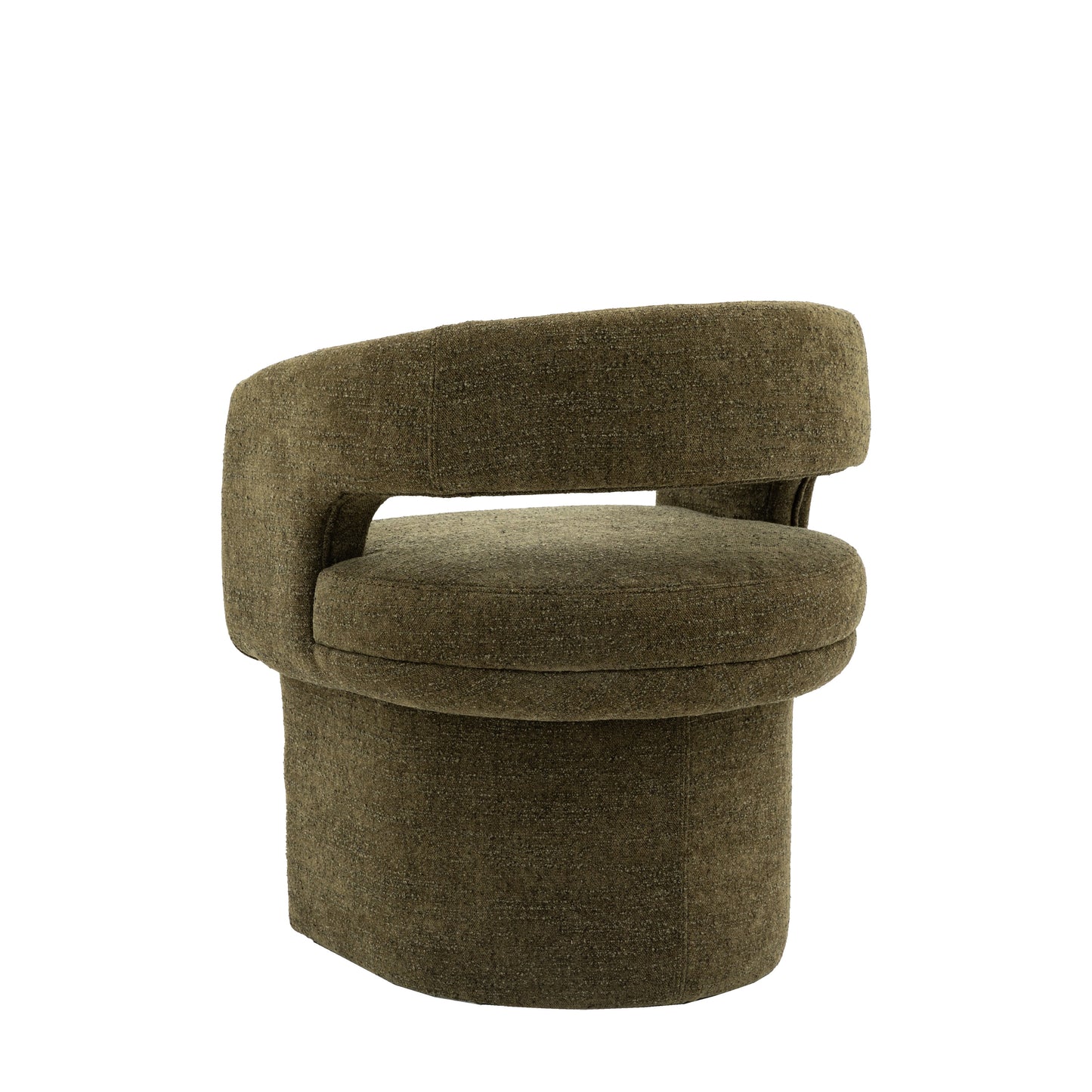 Sloane Dining Chair Green Boucle