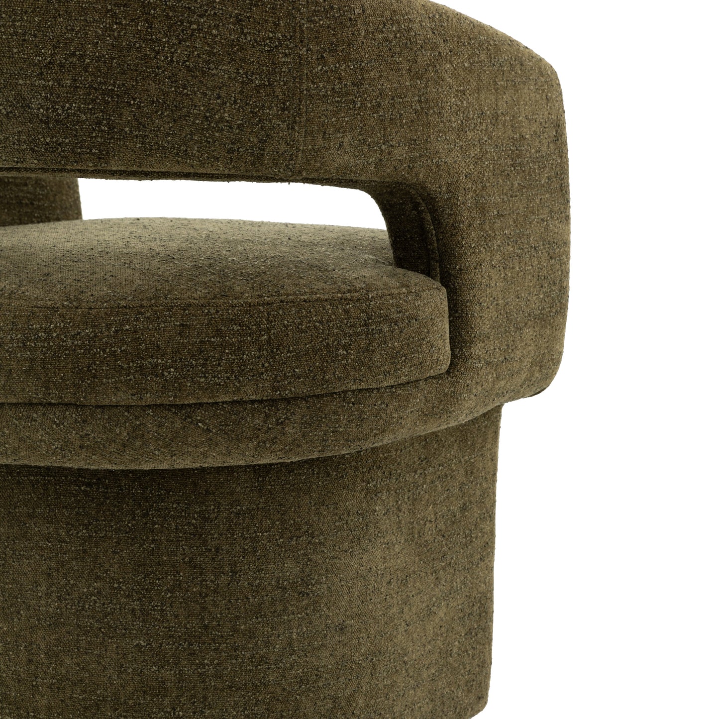 Sloane Dining Chair Green Boucle