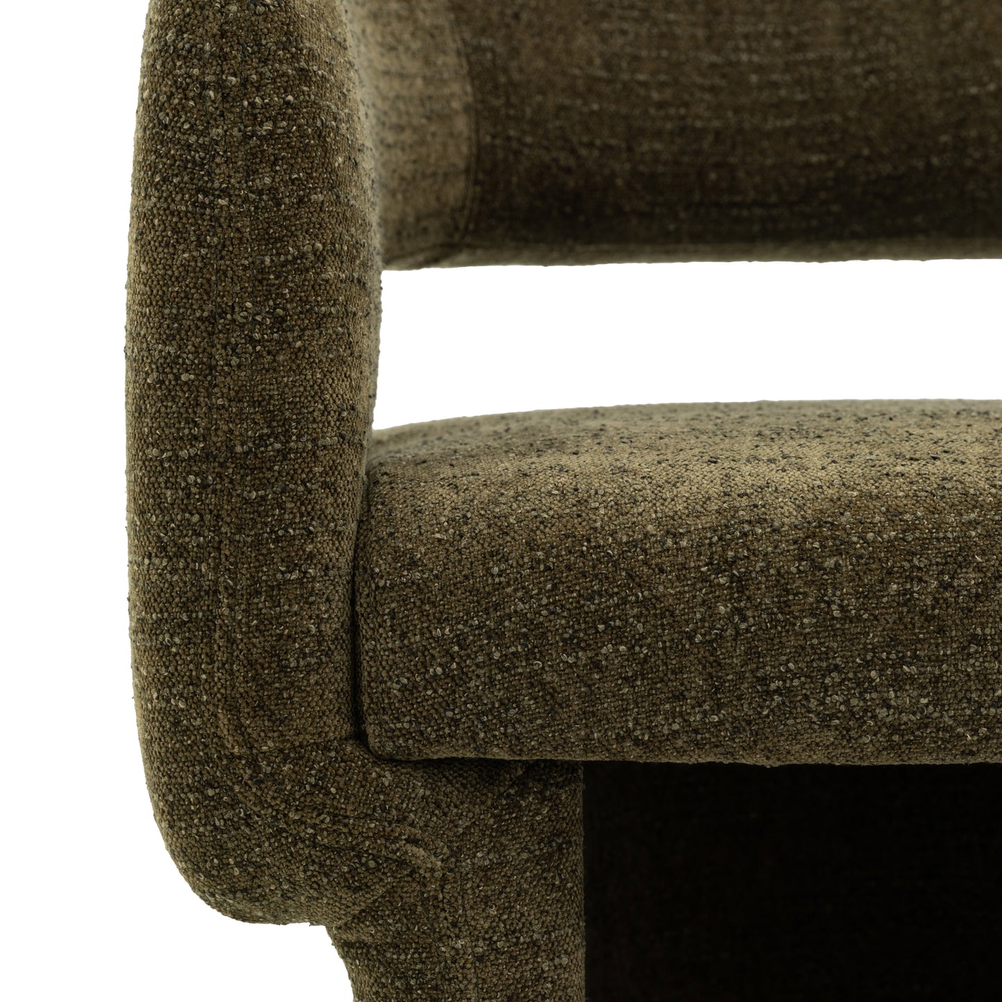 Sloane Dining Chair Green Boucle