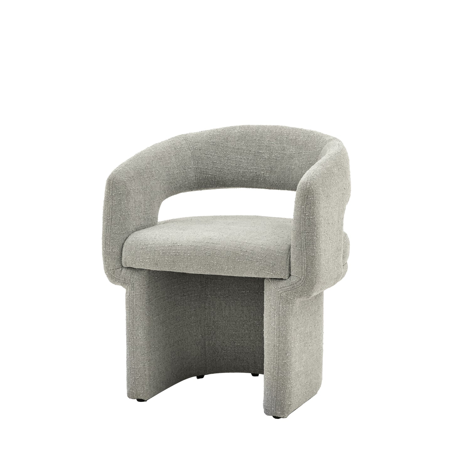 Sloane Dining Chair Grey Boucle