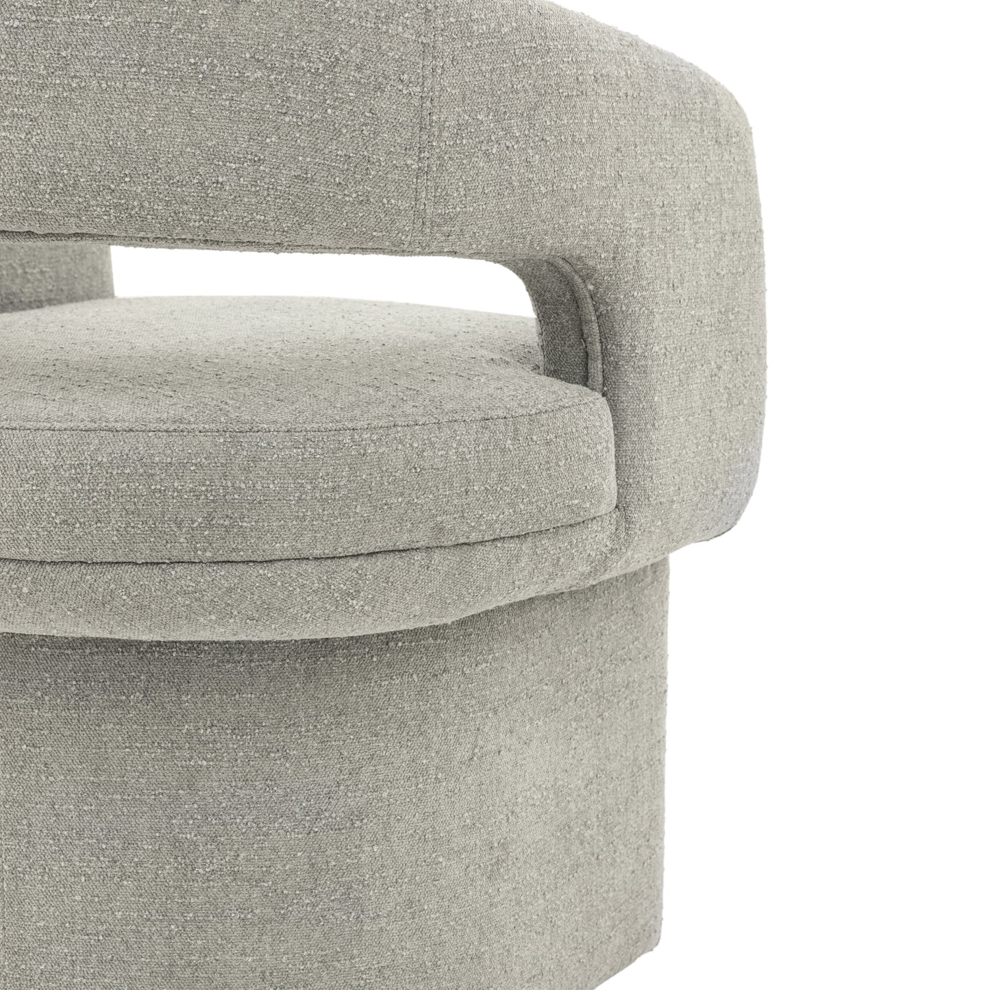 Sloane Dining Chair Grey Boucle