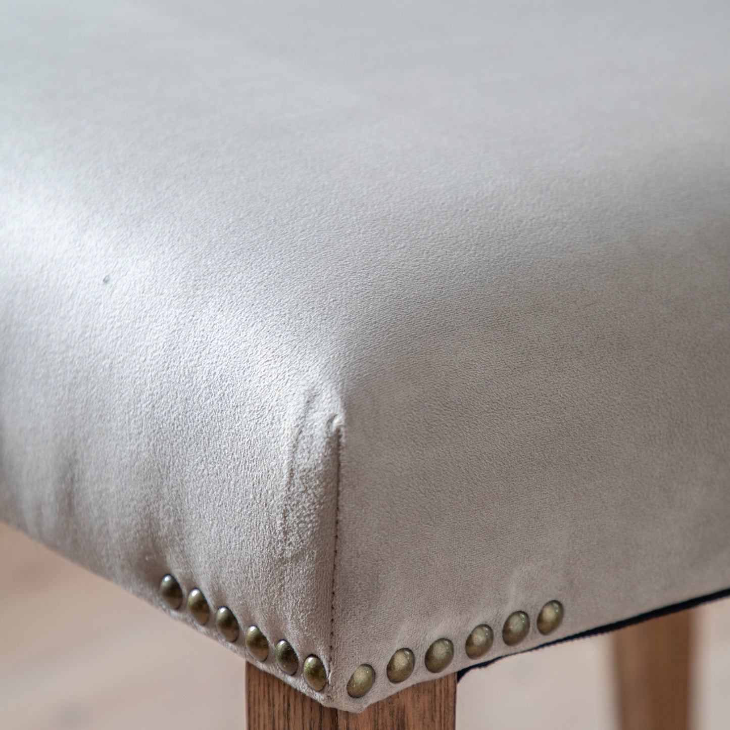 Highgrove Chair Dove Velvet 2pk
