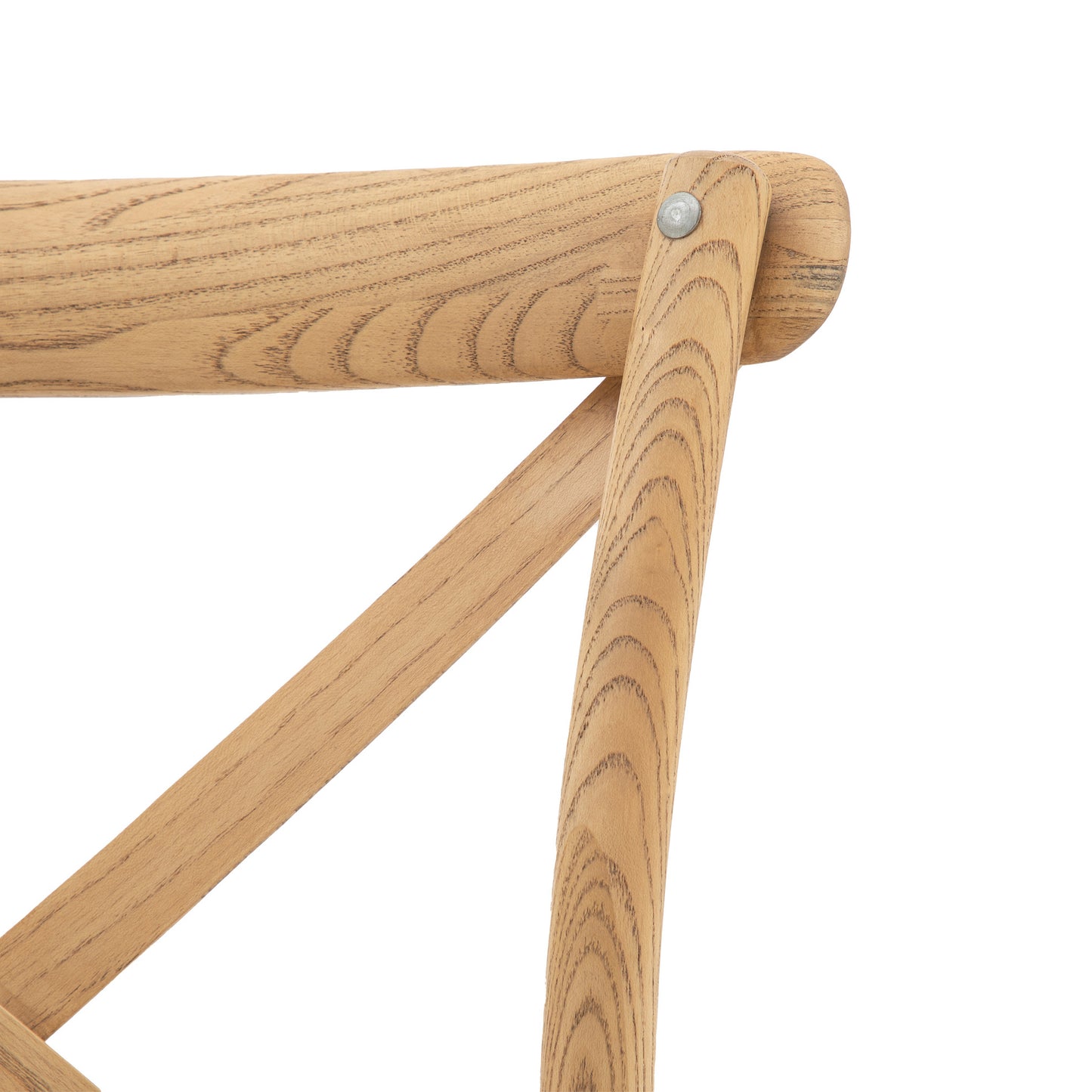 Cafe Chair Washed Oak Rattan 2 pk