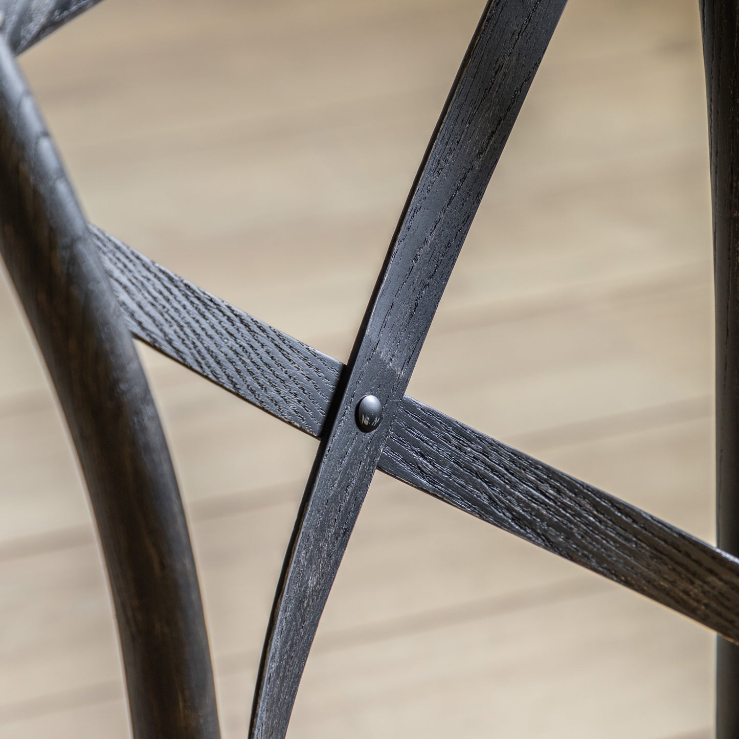 Cafe Chair Black Rattan 2 pk