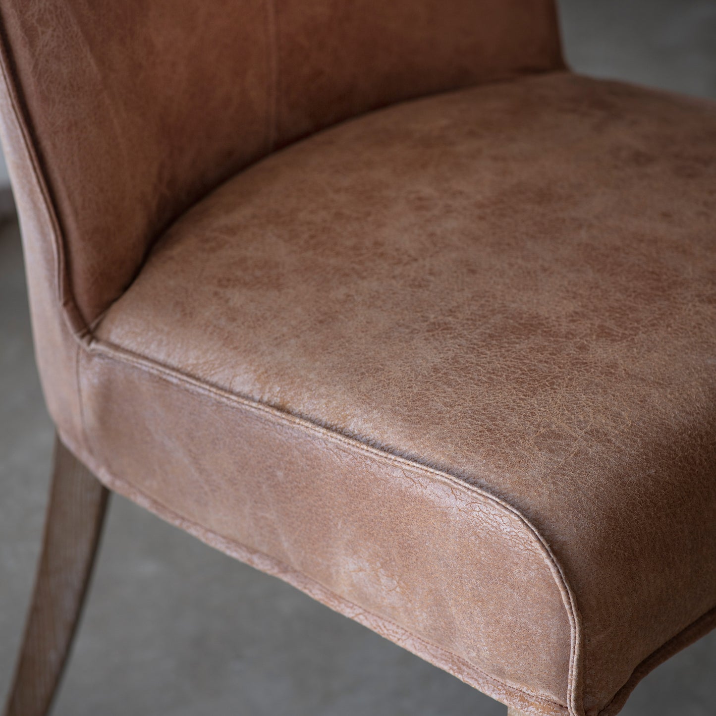 Tarnby Chair Brown Leather 2pk