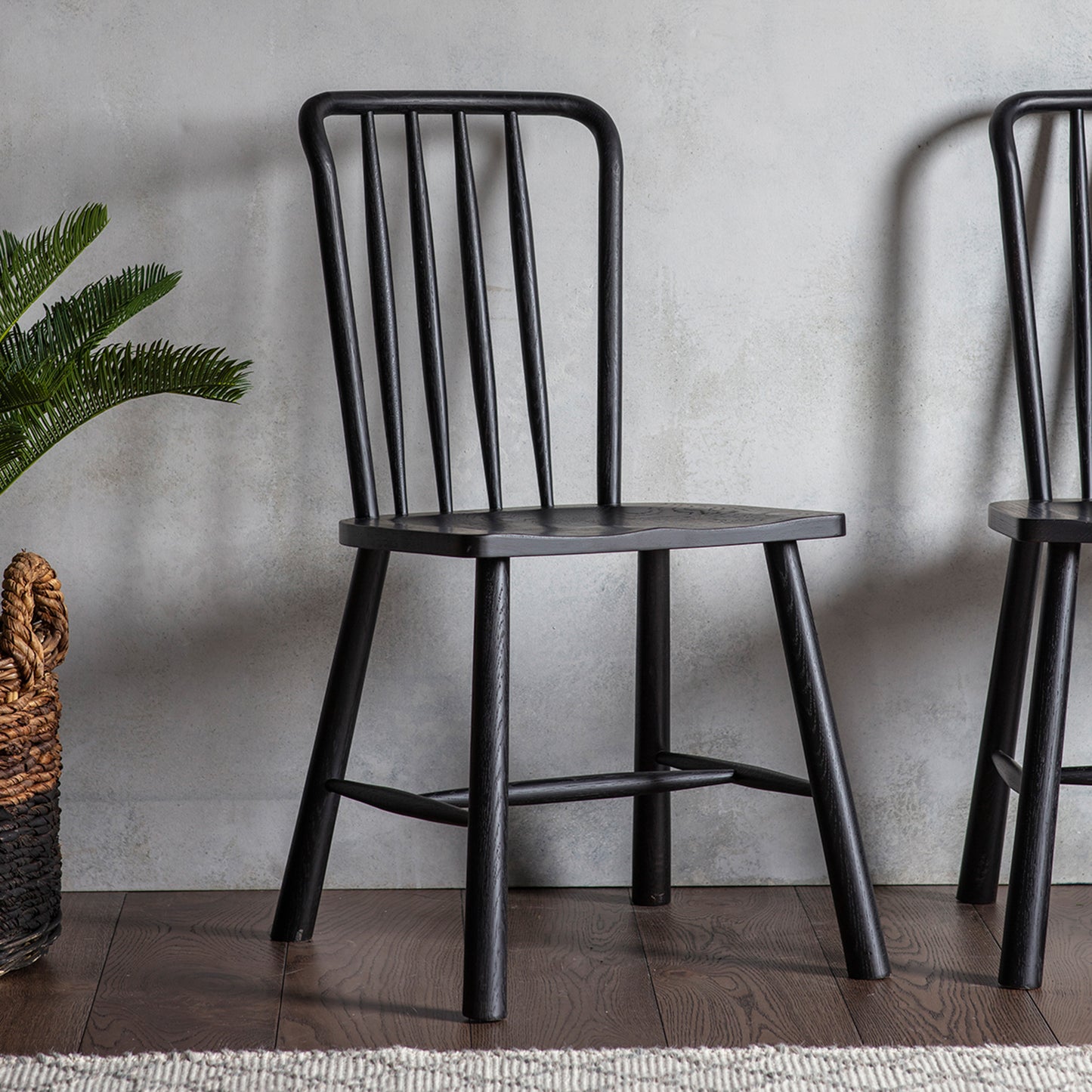 Wycombe Dining Chair Black 2pk