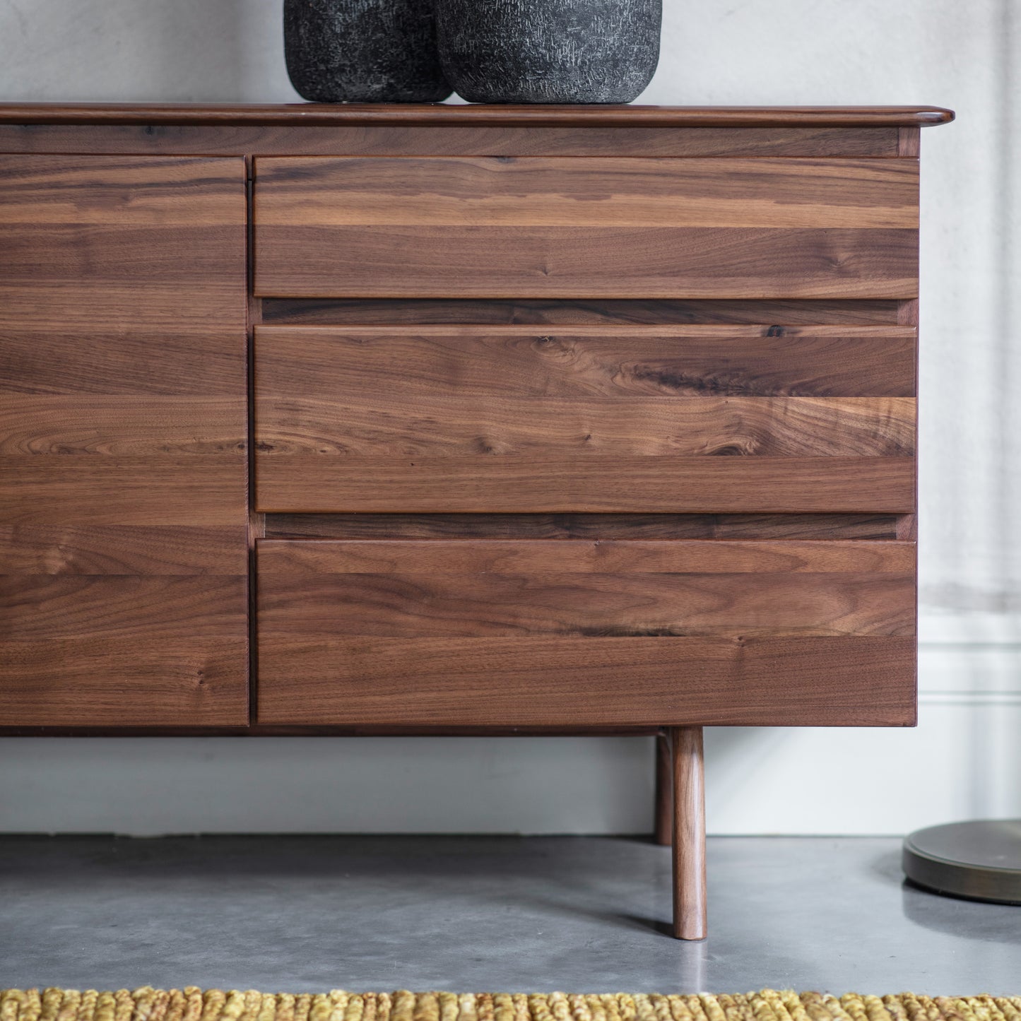 Madrid 2 Door 3 Drawer Sideboard Walnut