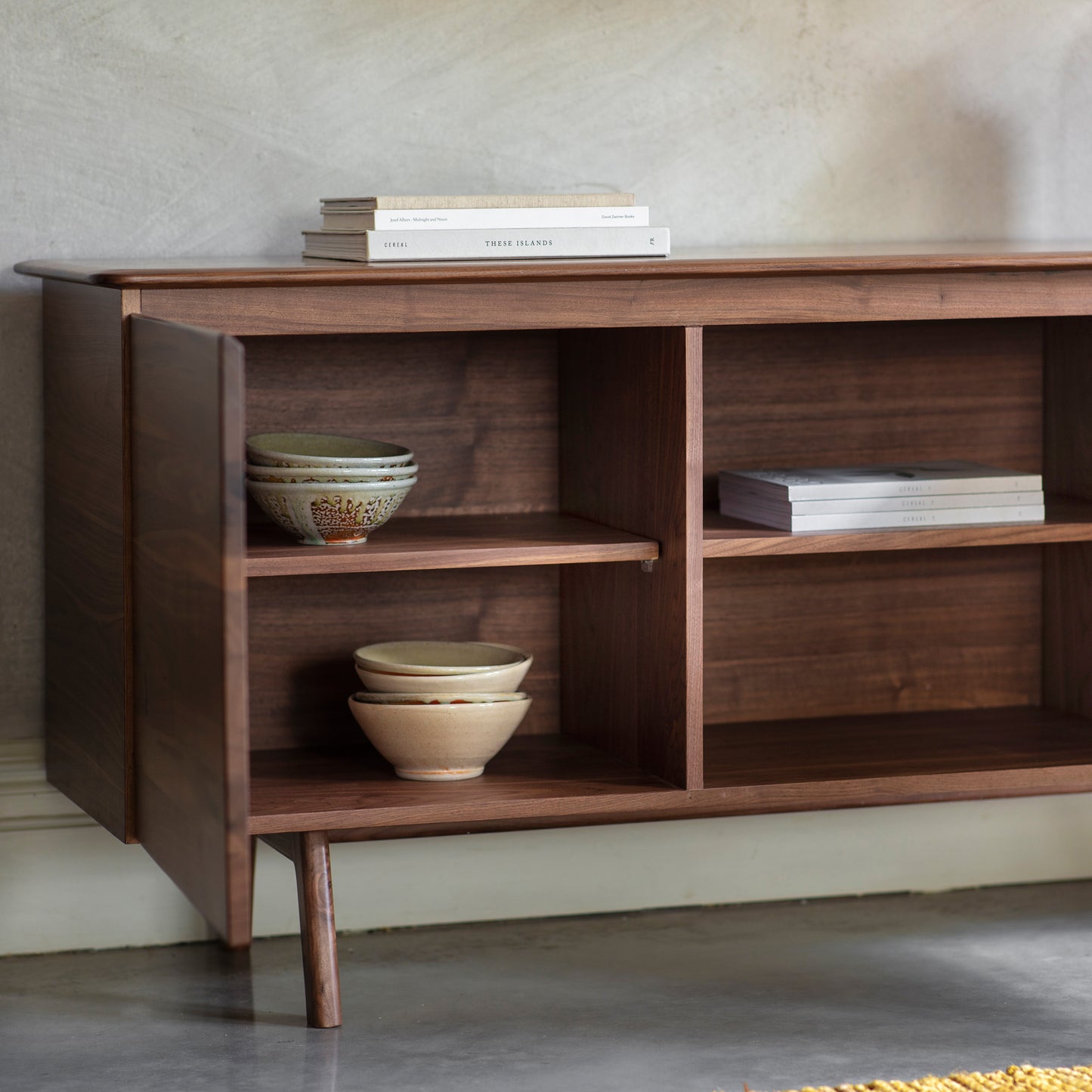 Madrid 2 Door 3 Drawer Sideboard Walnut