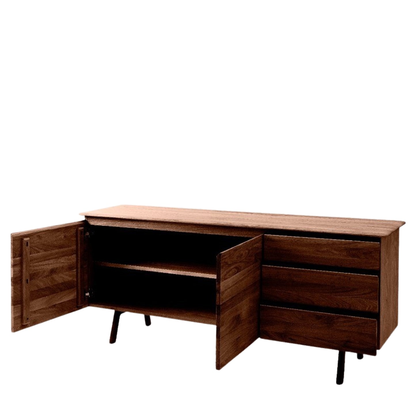 Madrid 2 Door 3 Drawer Sideboard Walnut