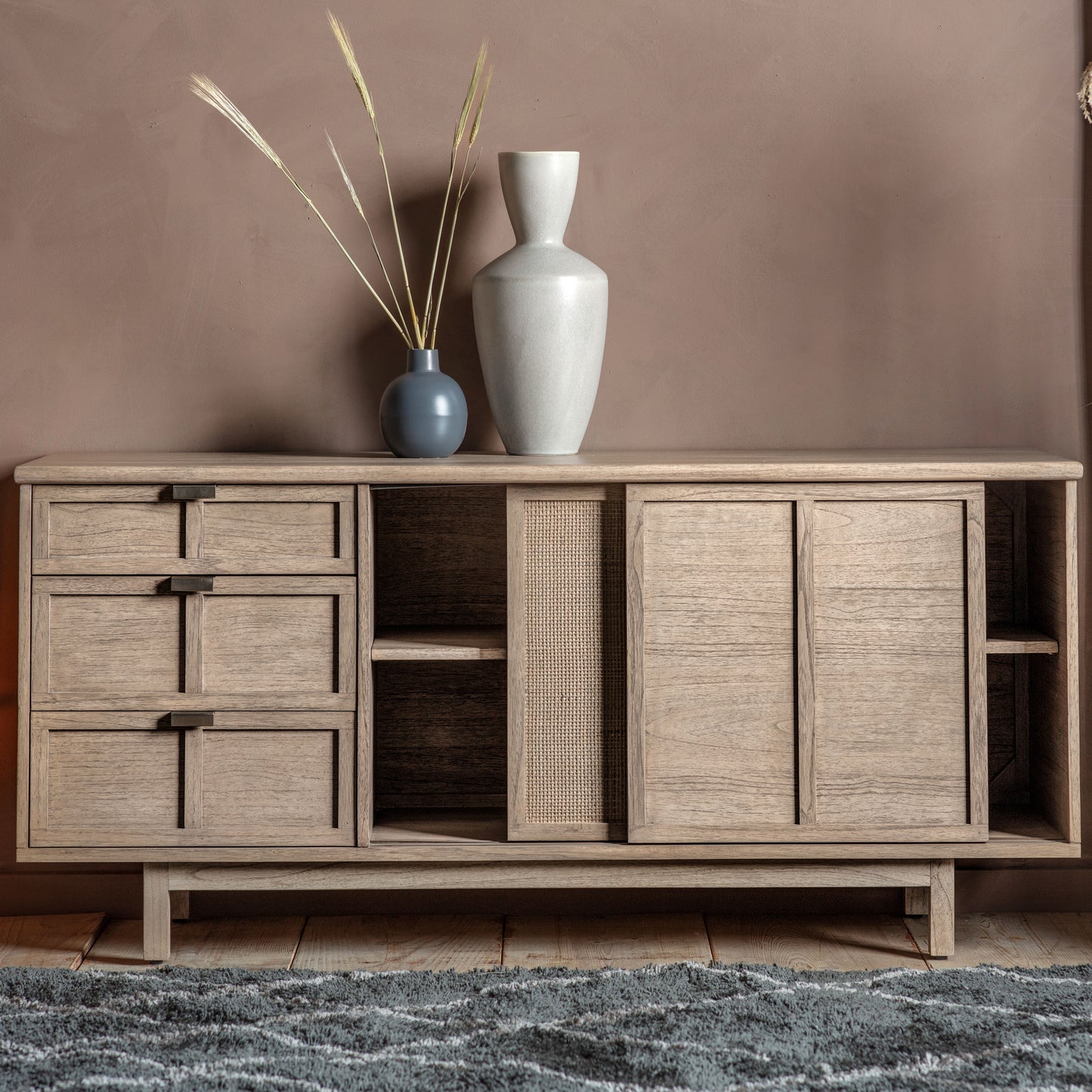 Kyoto 3 Drawer 2 Door Sideboard