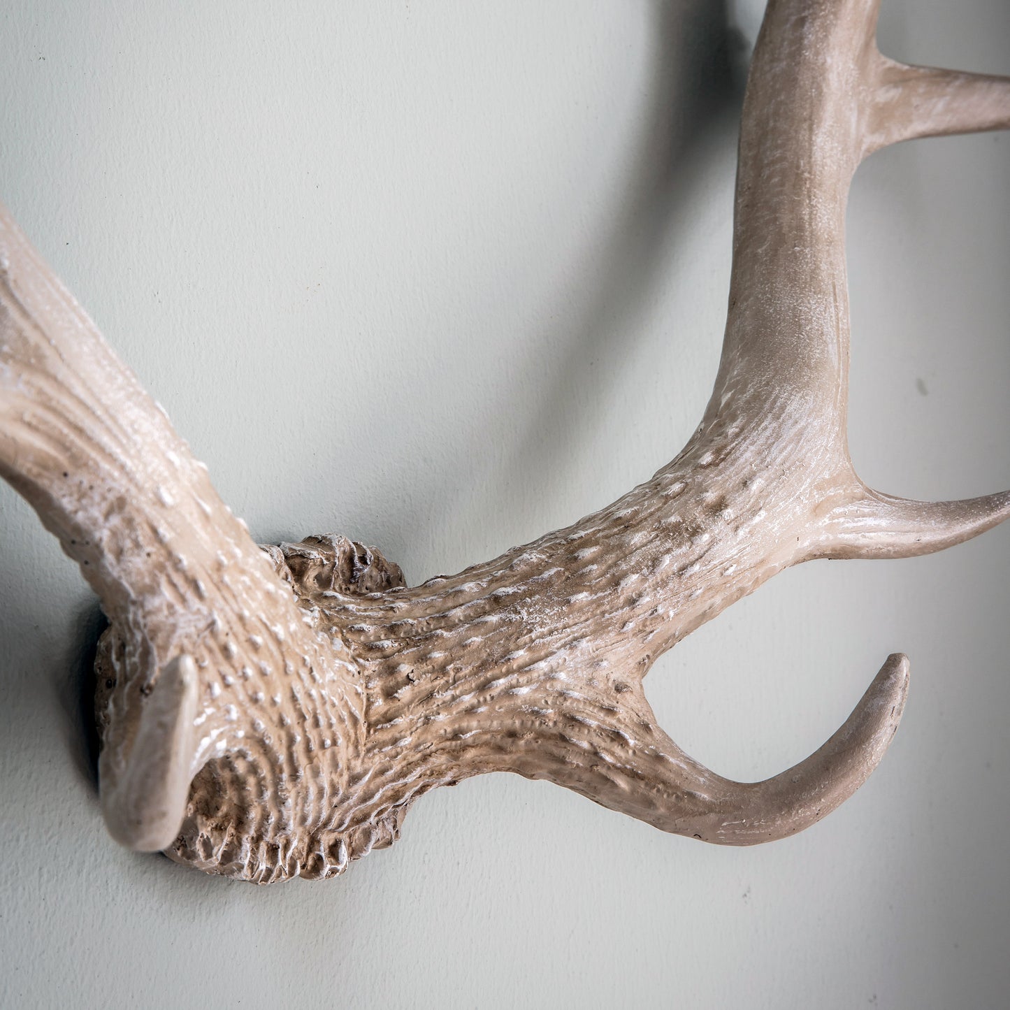 Bjorn Antler Wall Art White
