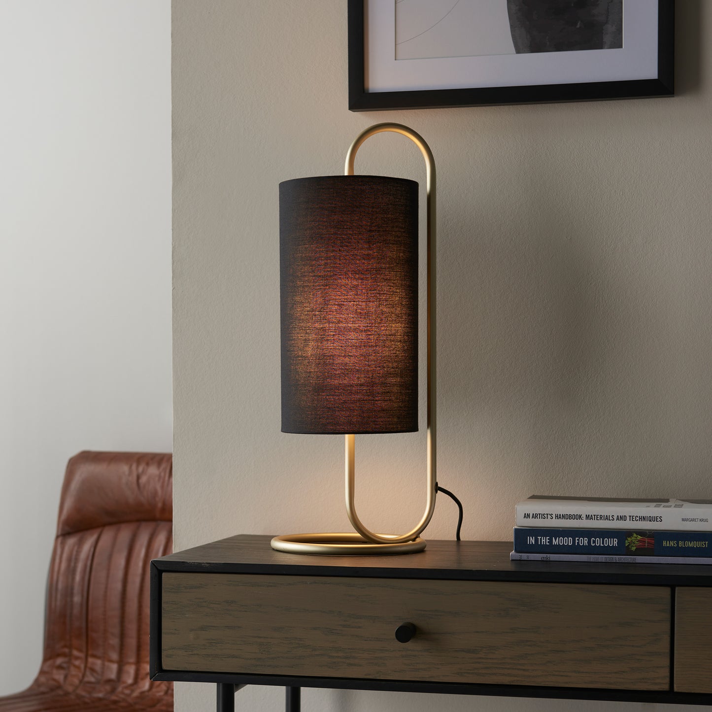 Klip Lamp Antique Brass Black