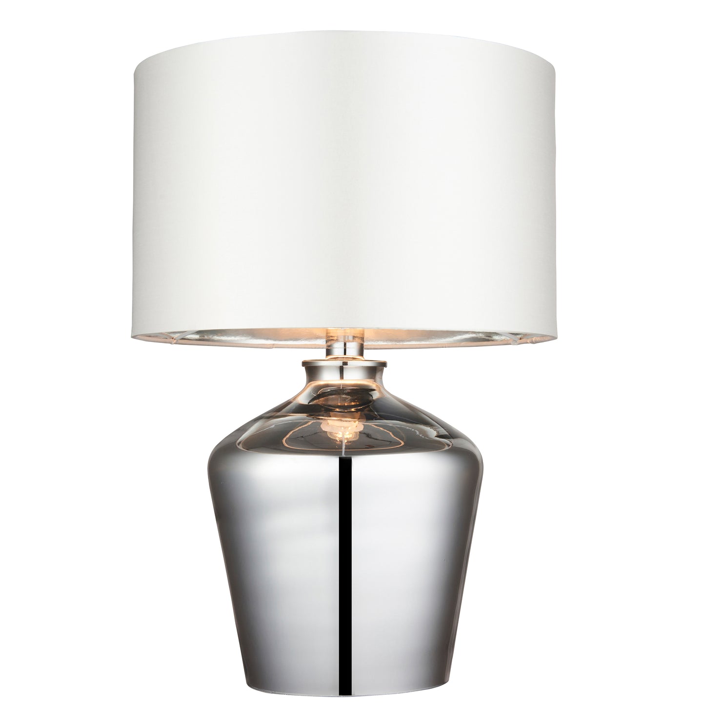Waldorf Lamp Chrome Ivory