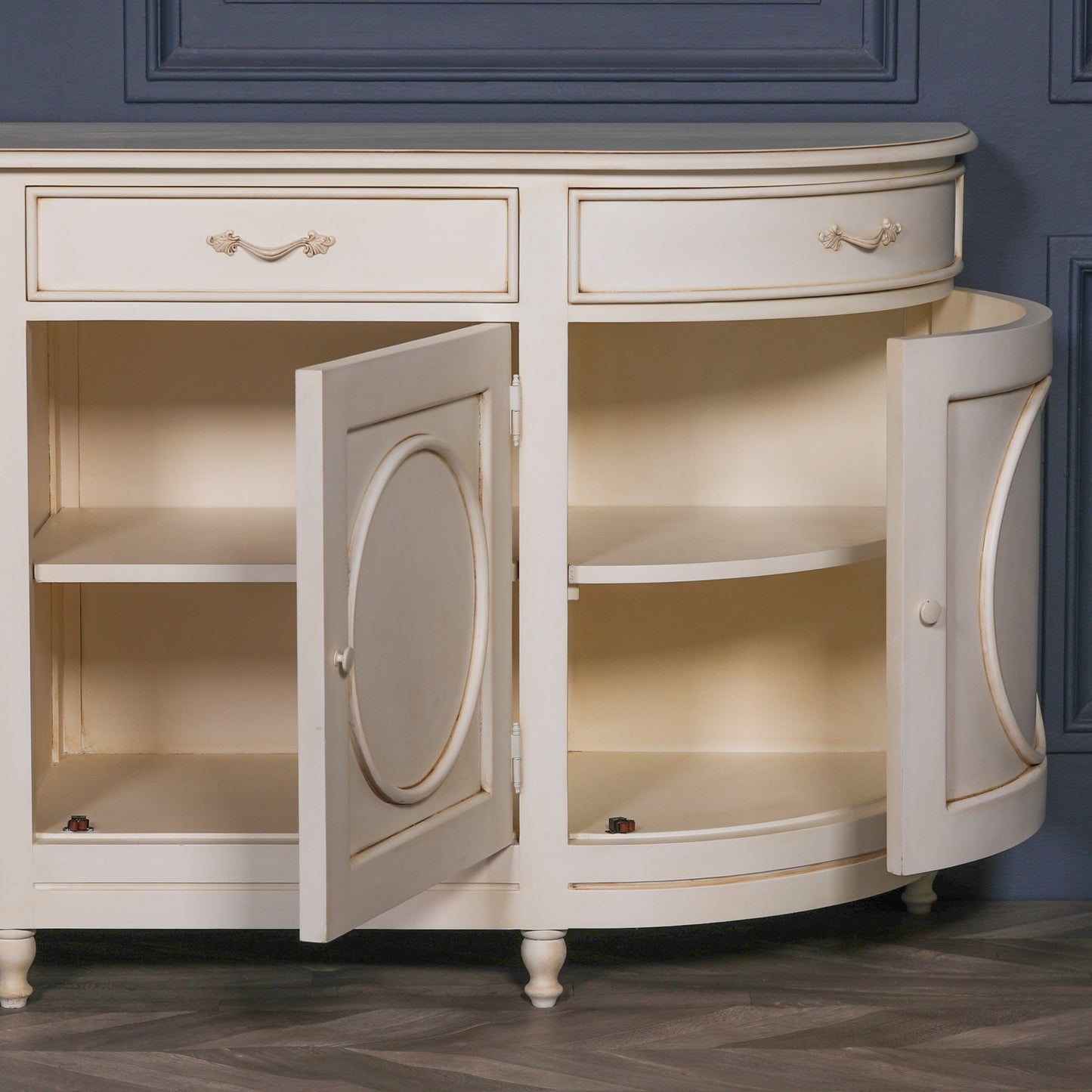 Maison Reproductions Aged Ivory Sideboard