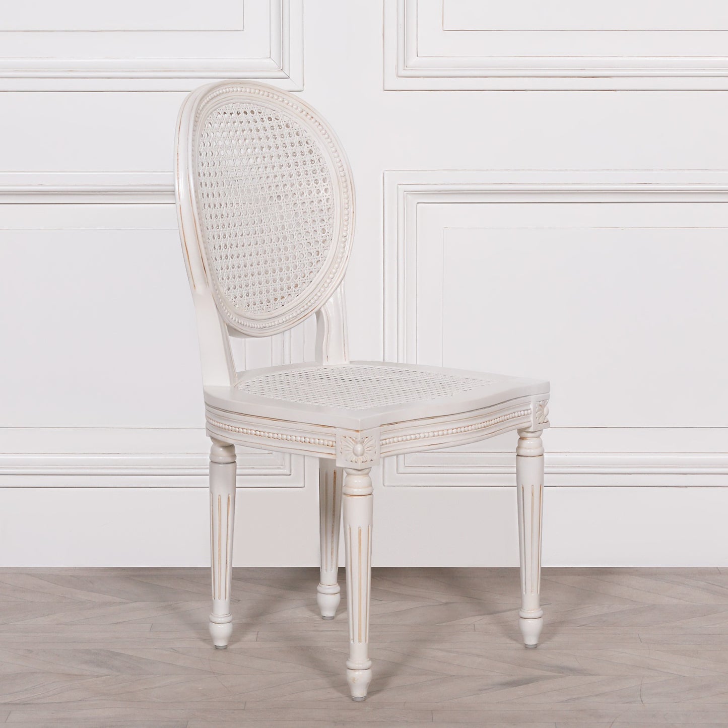 Maison Reproductions White Chateau Dining Chair