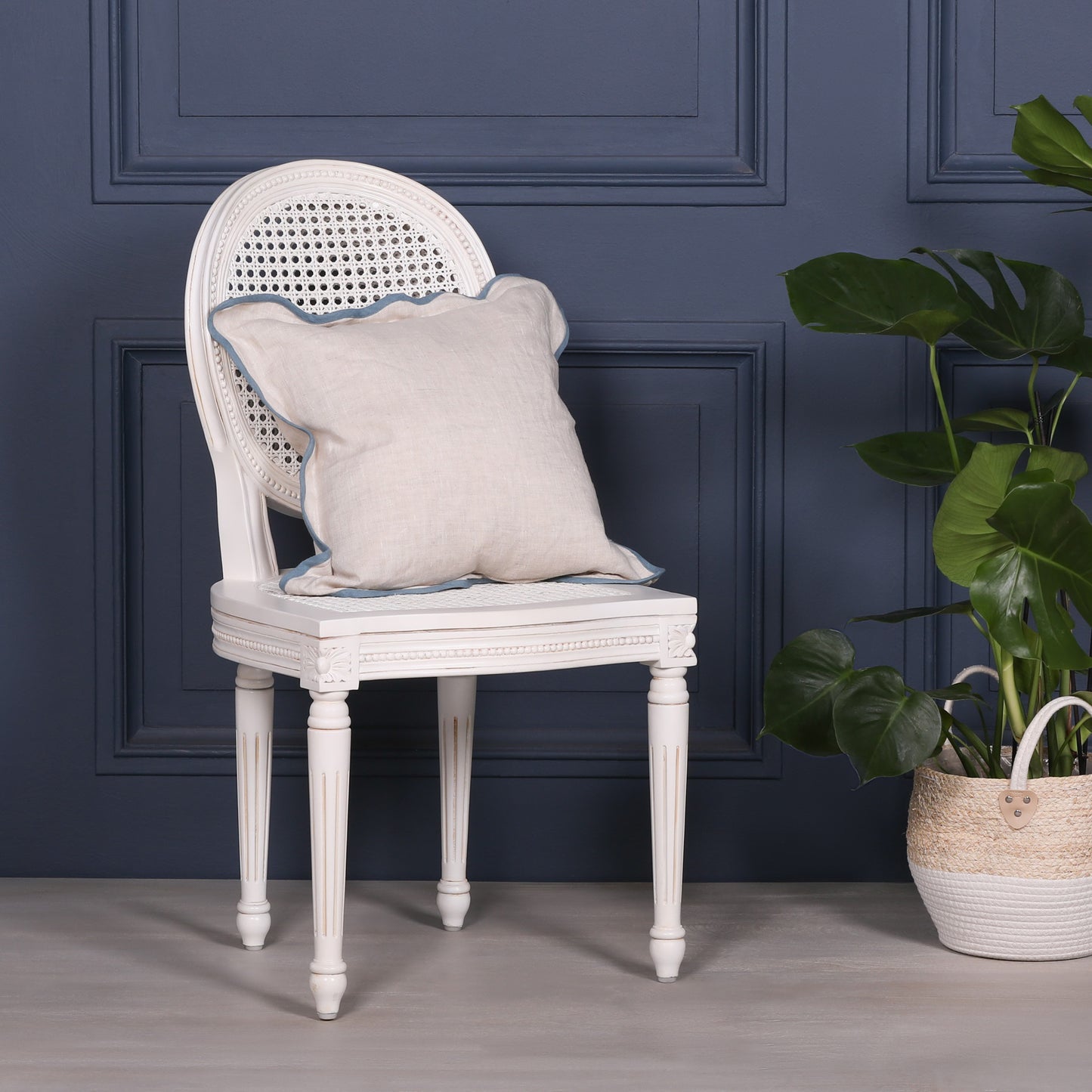 Maison Reproductions White Chateau Dining Chair