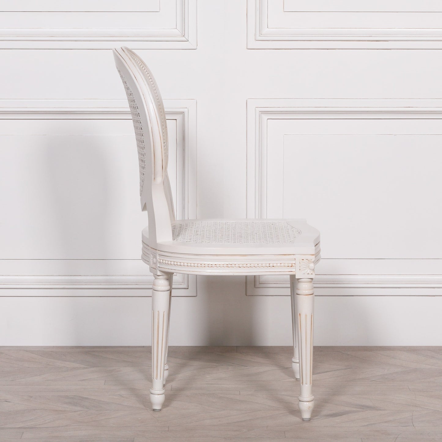 Maison Reproductions White Chateau Dining Chair