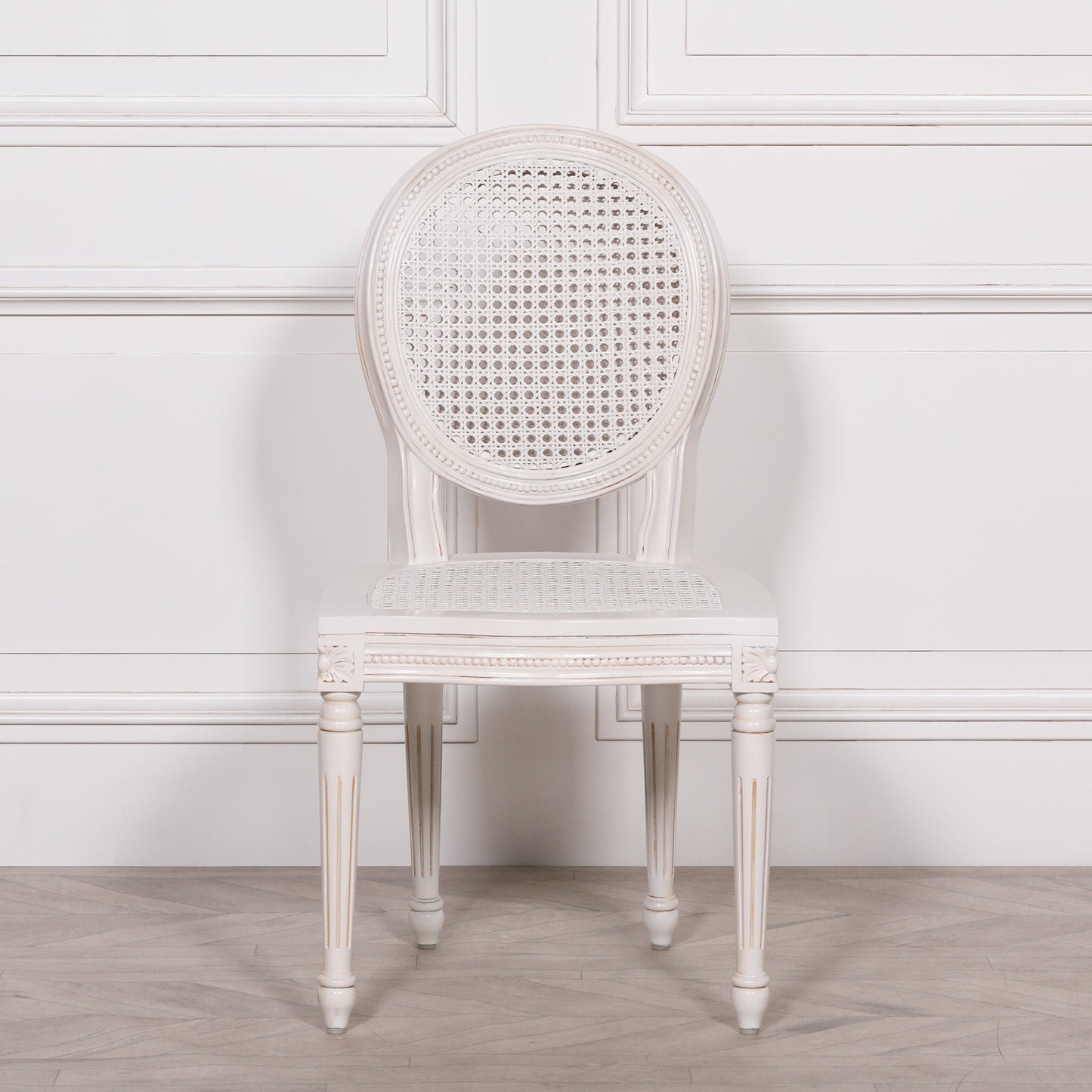 Maison Reproductions White Chateau Dining Chair
