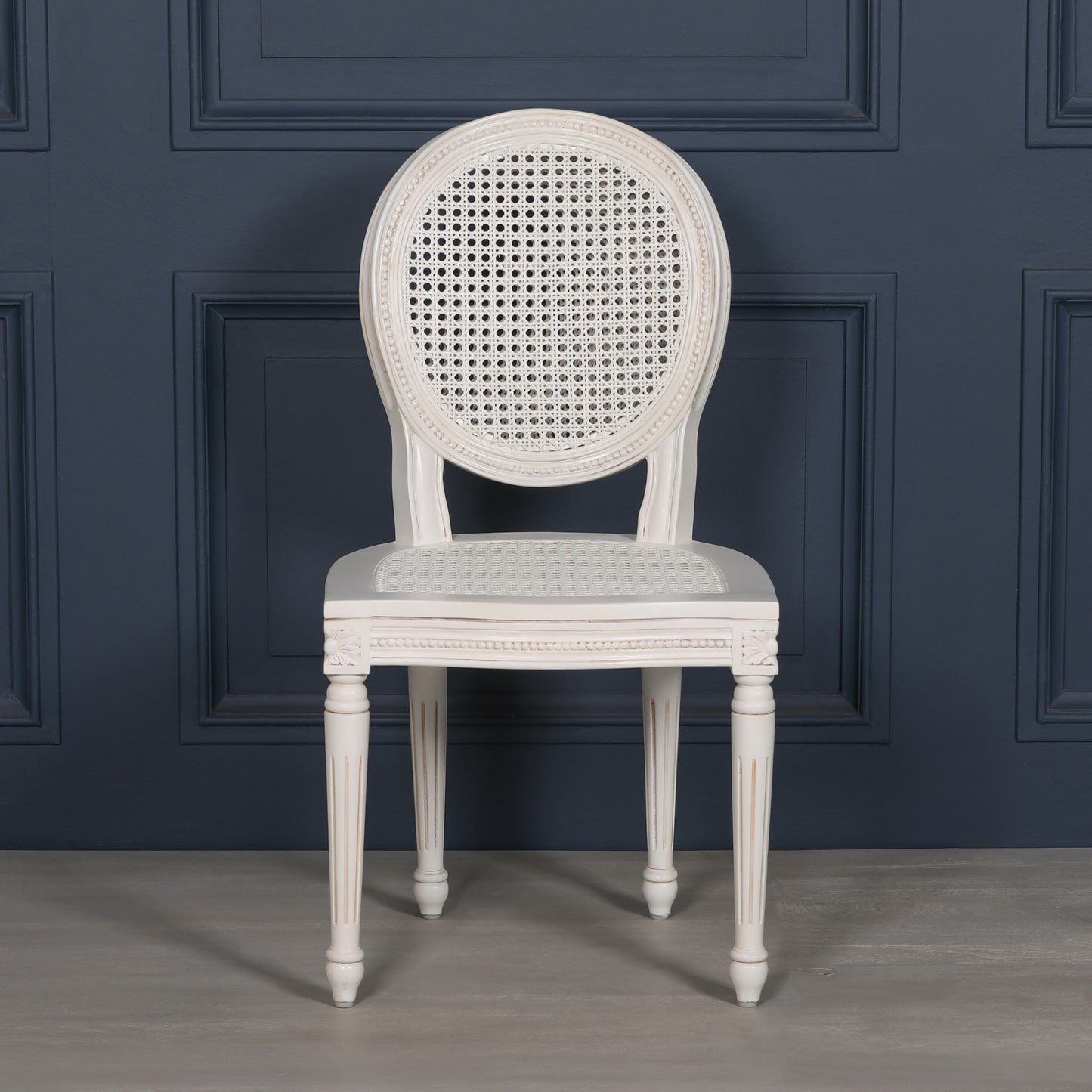 Maison Reproductions White Chateau Dining Chair